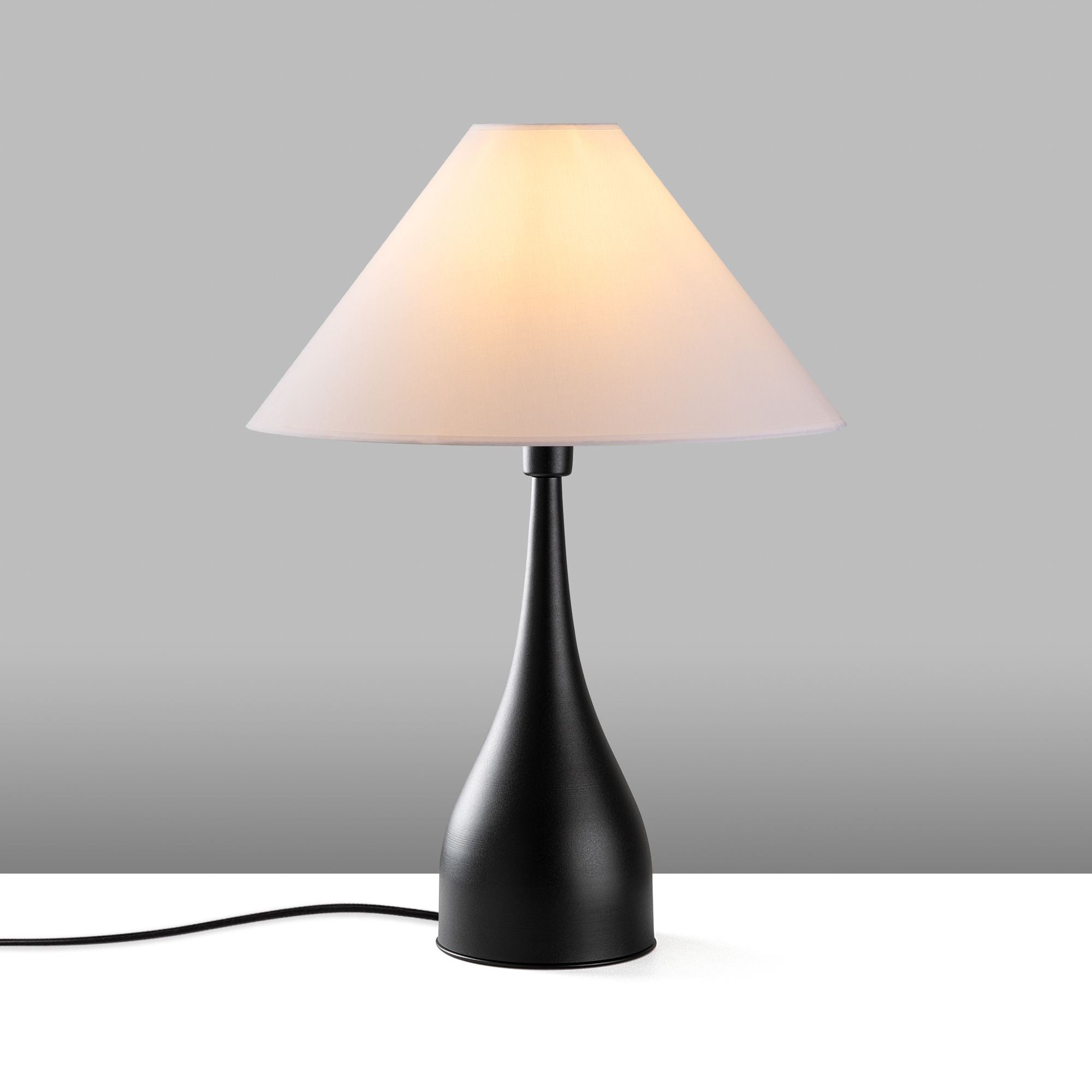 Candeeiro de mesa-Luna-Preto
Branco