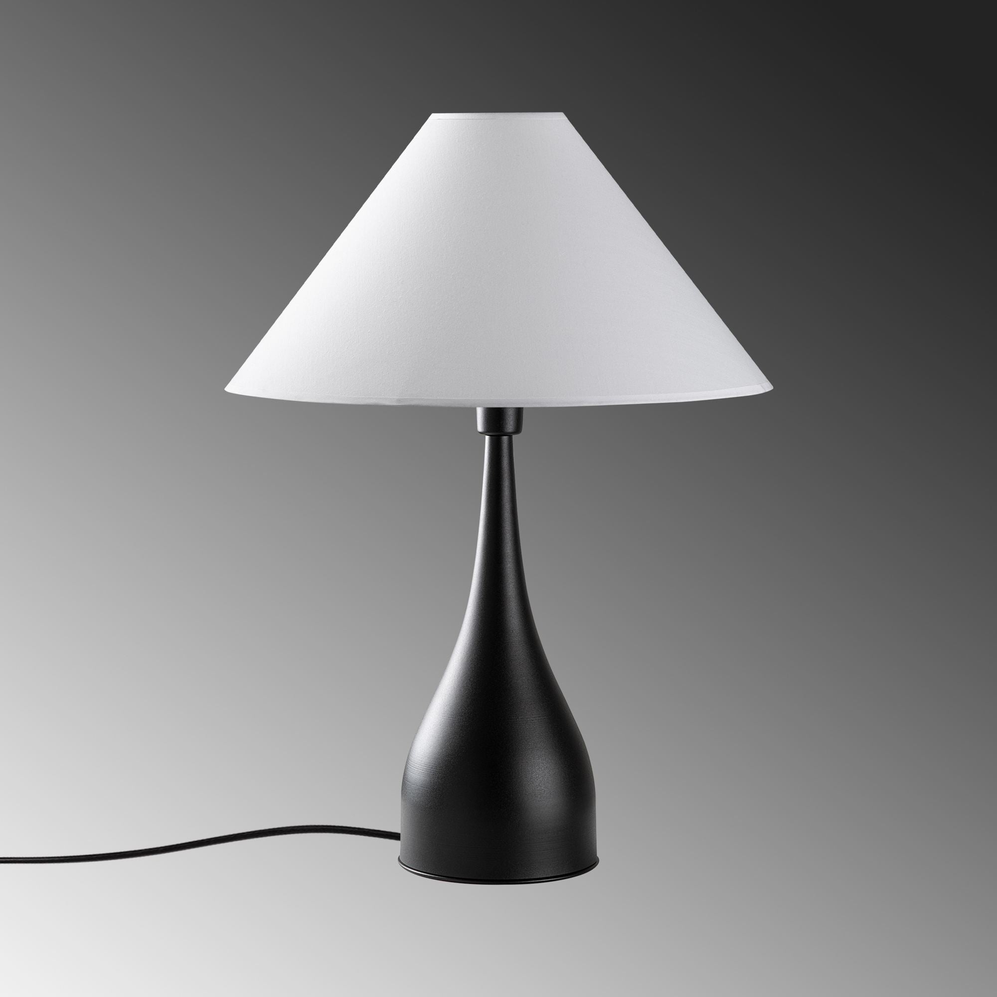 Candeeiro de mesa-Luna-Preto
Branco