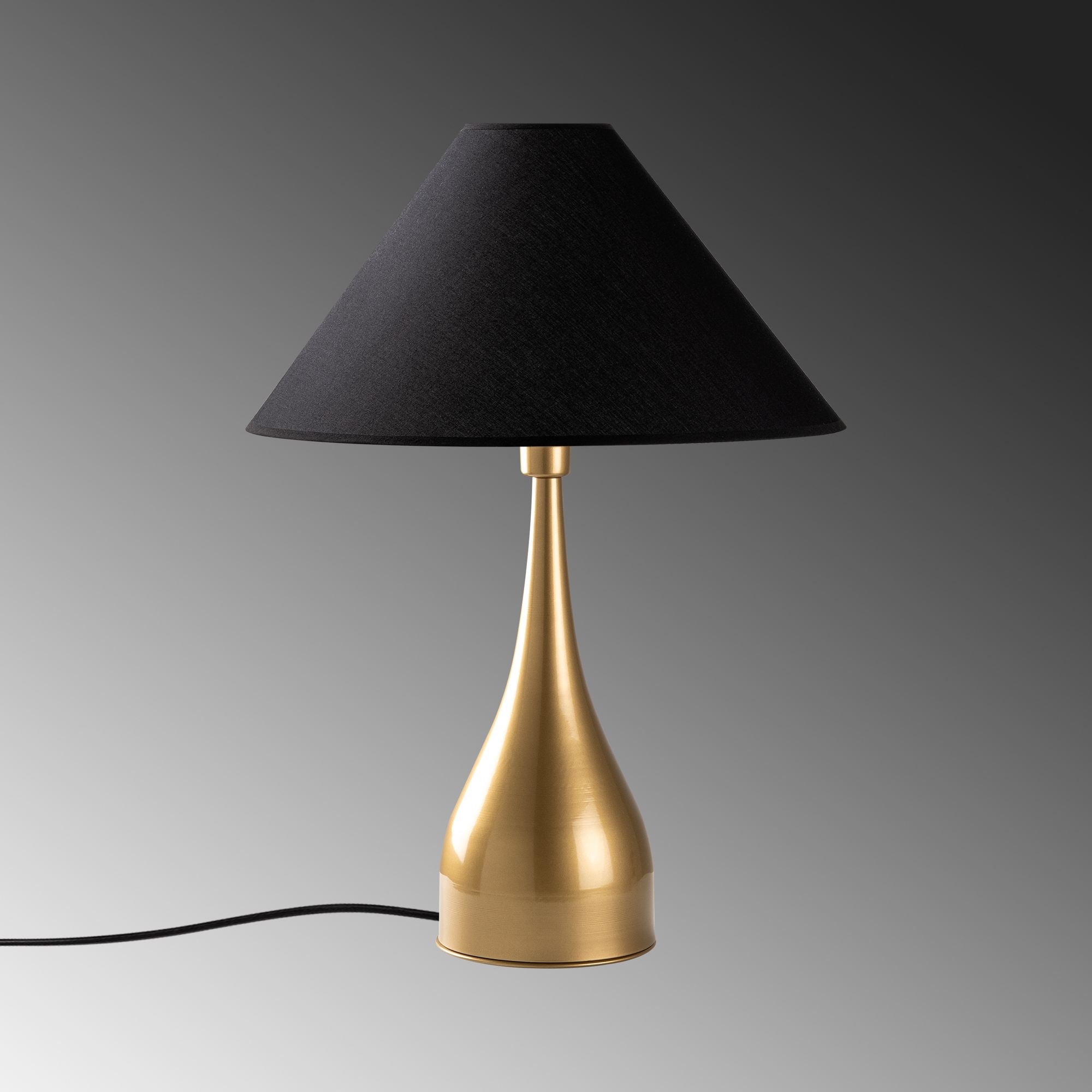 Candeeiro de mesa-Luna-Dourado
Preto