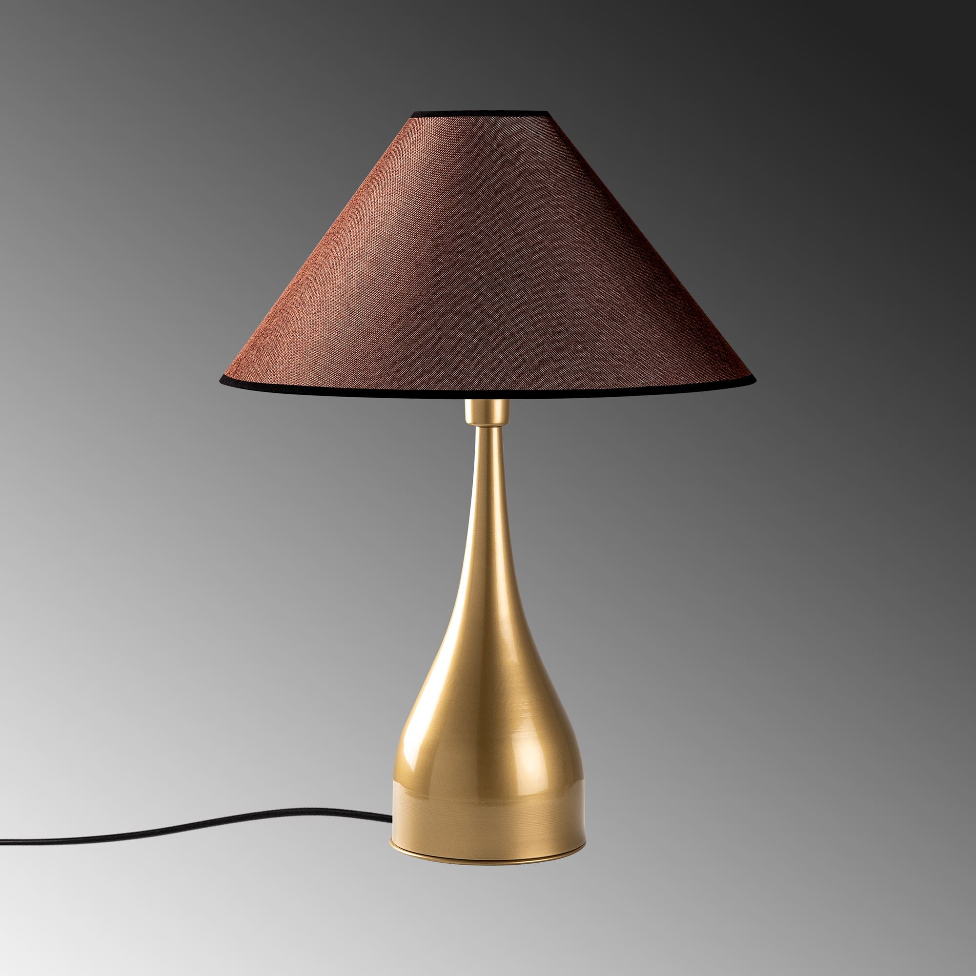 Candeeiro de mesa-Luna-Dourado
Marrom