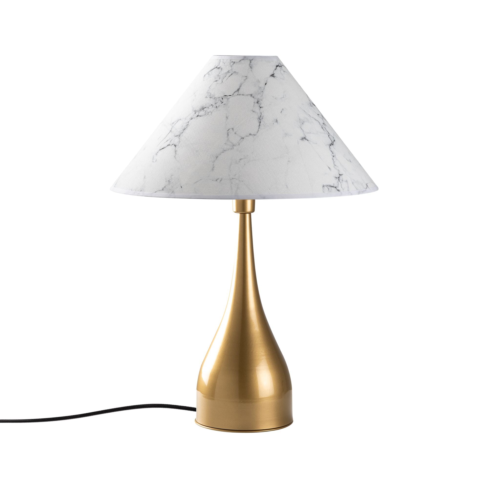 Candeeiro de mesa-Luna-Dourado
Branco