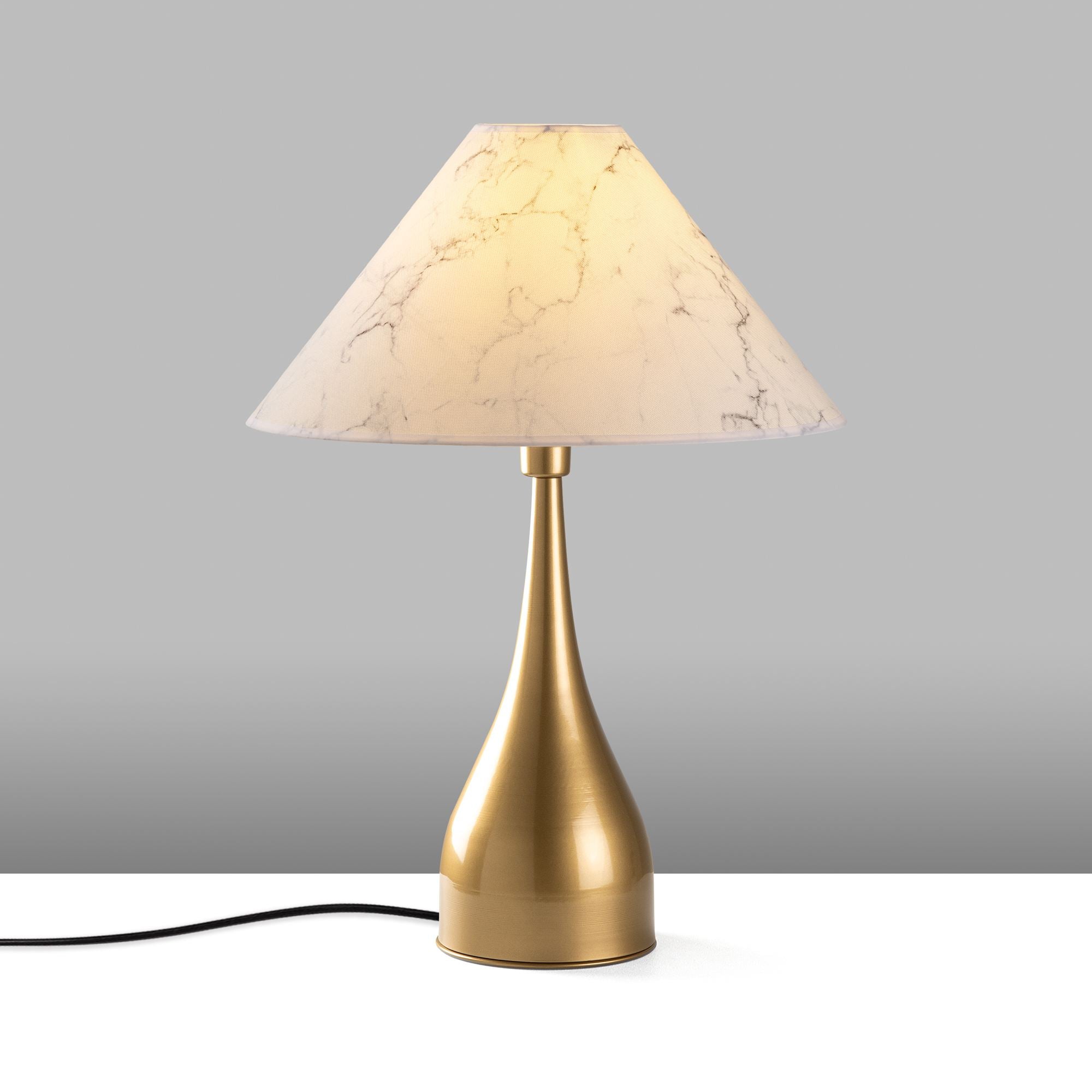 Candeeiro de mesa-Luna-Dourado
Branco