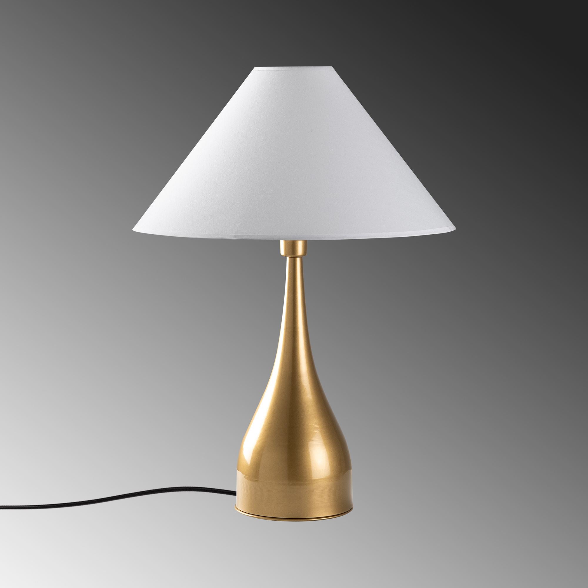 Candeeiro de mesa-Luna-Dourado
Branco