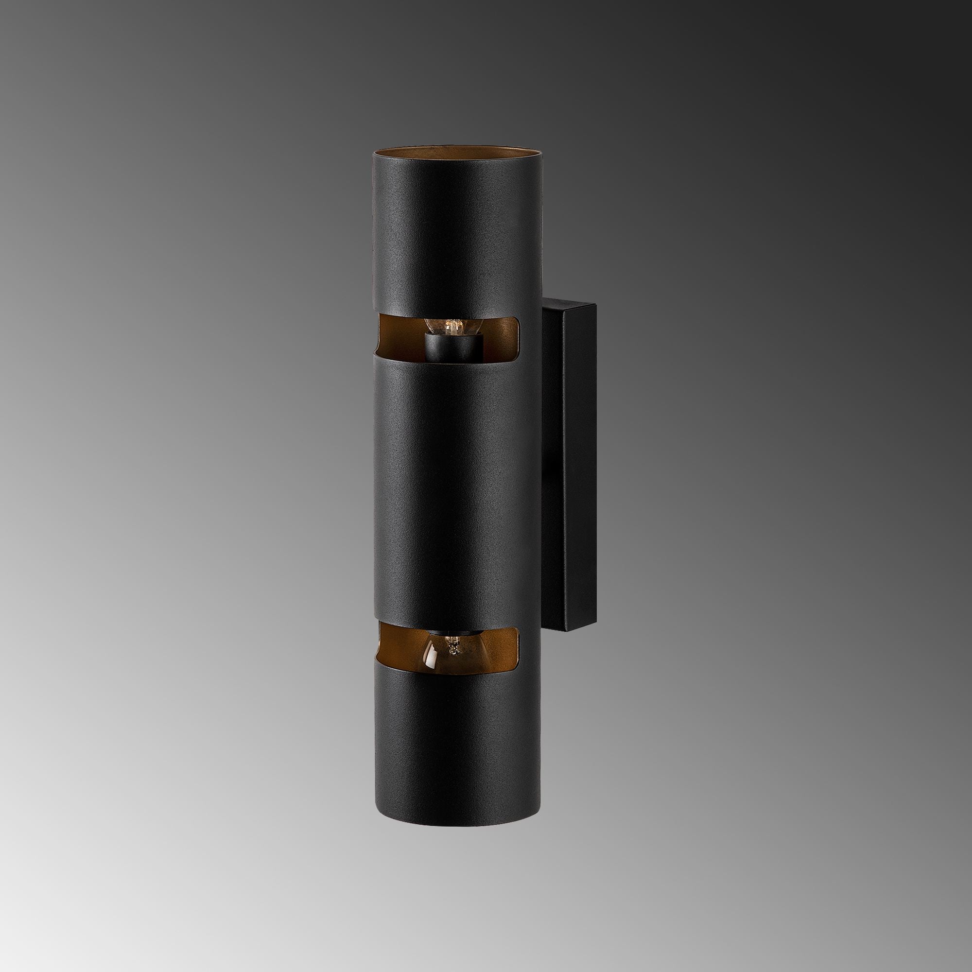 Luminária de parede-Luxora-Preto