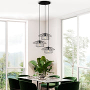 Candeeiro de Teto – 68 x 68 x 110 cm – Preto – Metal