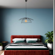 Candeeiro de Teto – 70 x 70 x 124 cm – Preto – Metal