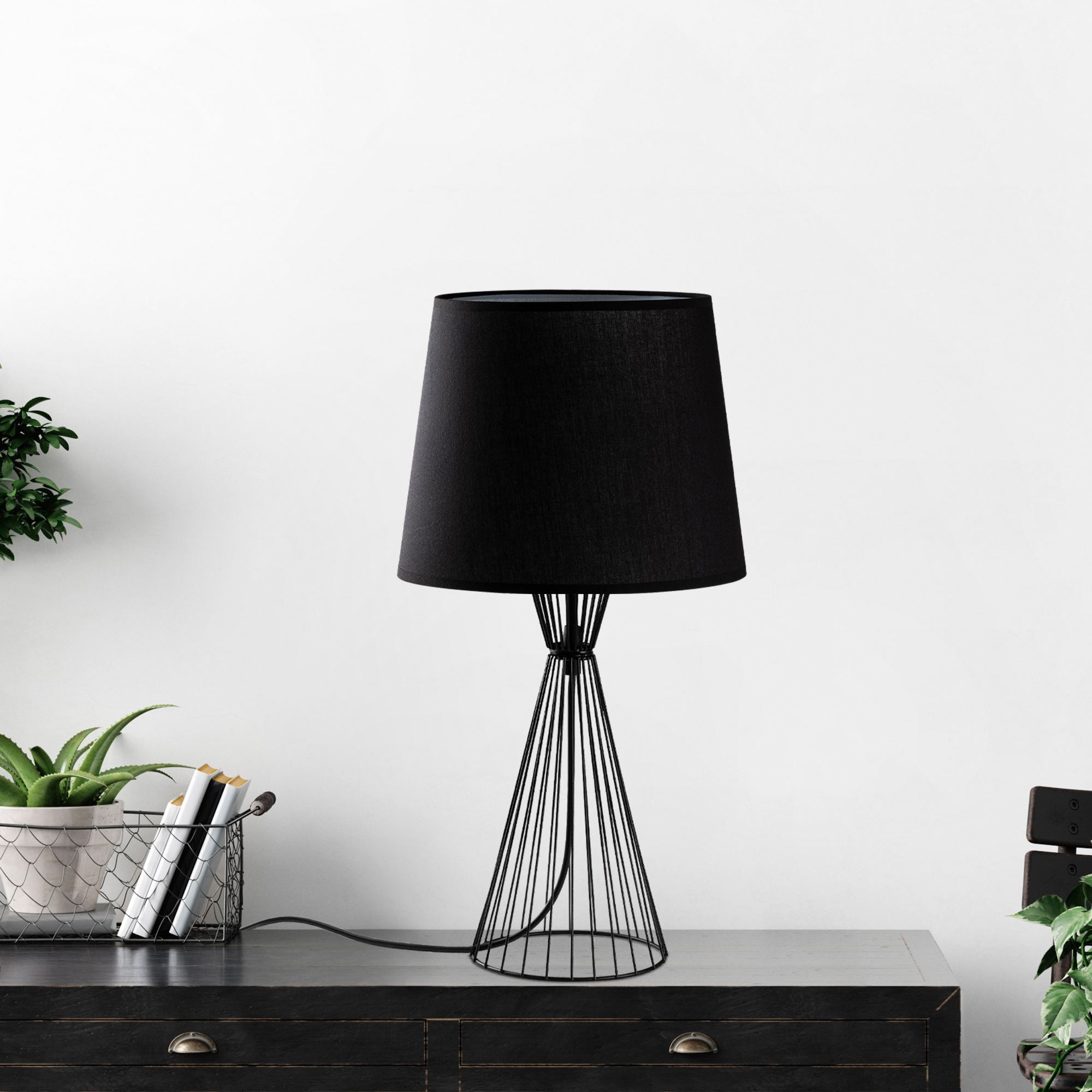 Candeeiro de mesa-Telıs-Preto