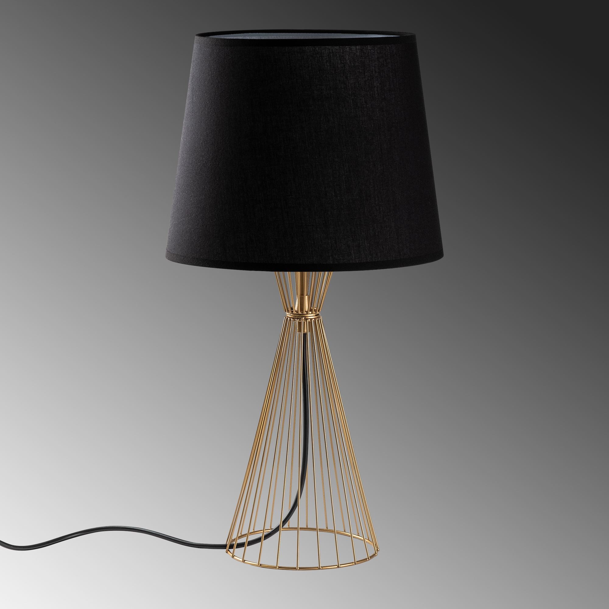 Candeeiro de mesa-Telıs-Dourado
Preto
