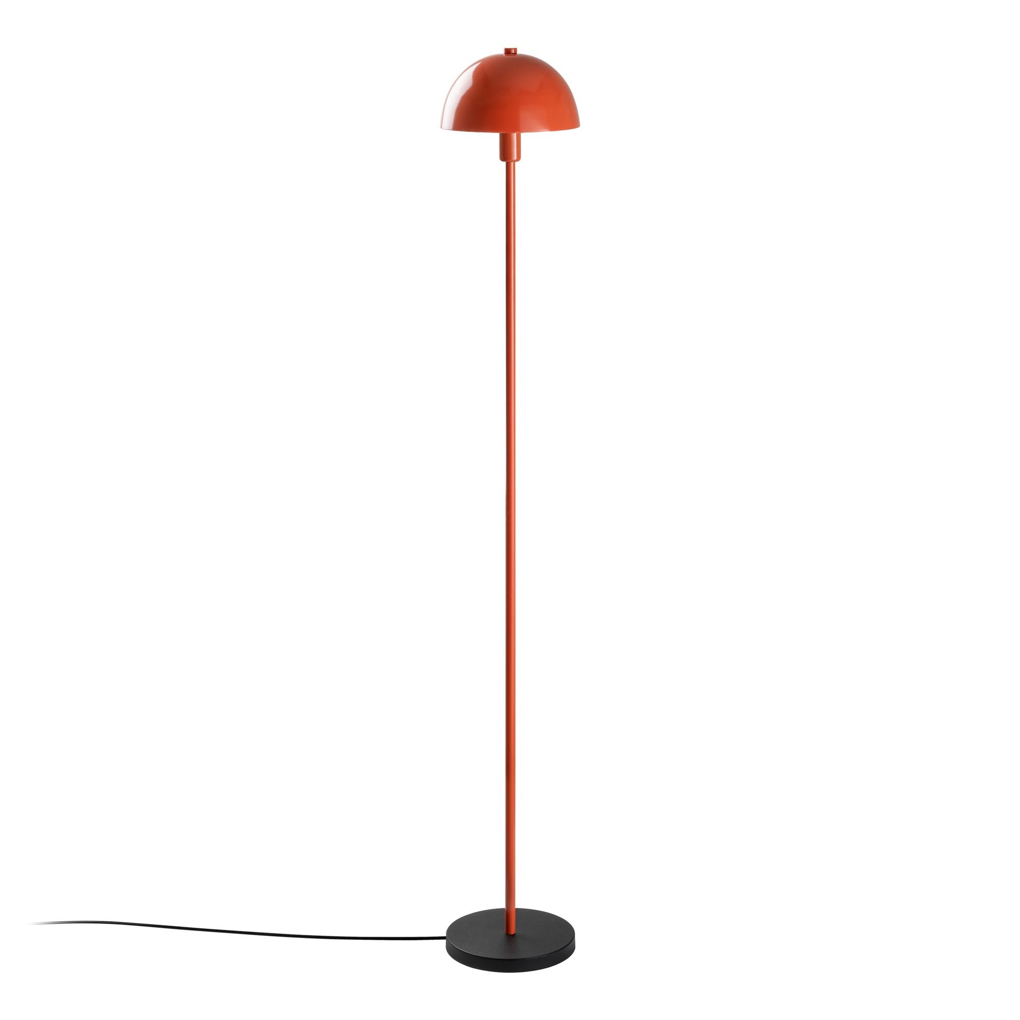 Candeeiro de Pé – 20 x 20 x 140 cm – Laranja – Metal