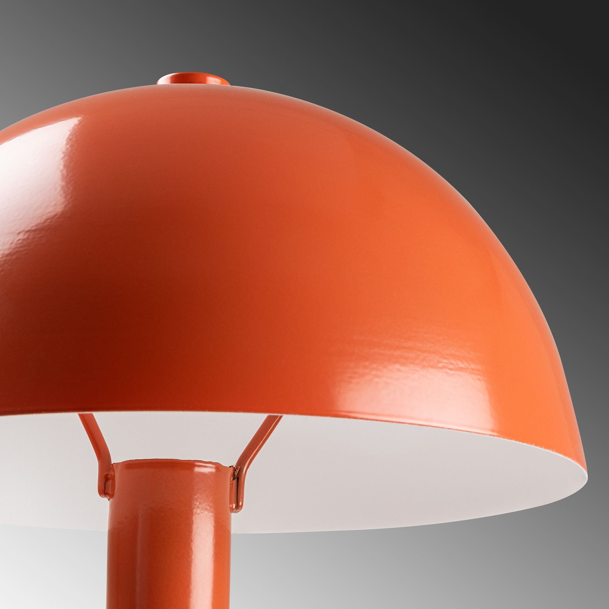 Candeeiro de Pé – 20 x 20 x 140 cm – Laranja – Metal