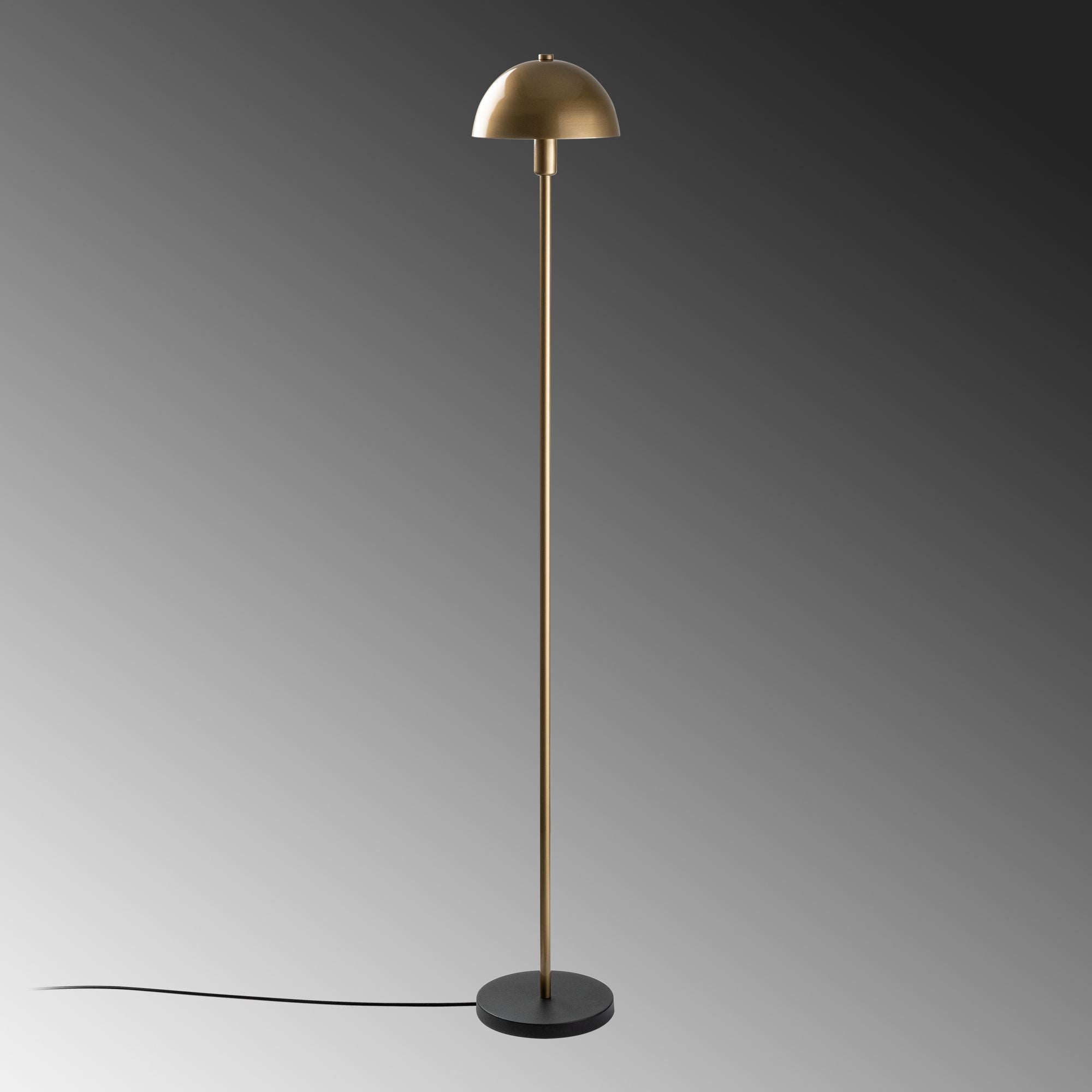 Candeeiro de Pé em Metal – 20 x 20 x 140 cm – Dourado