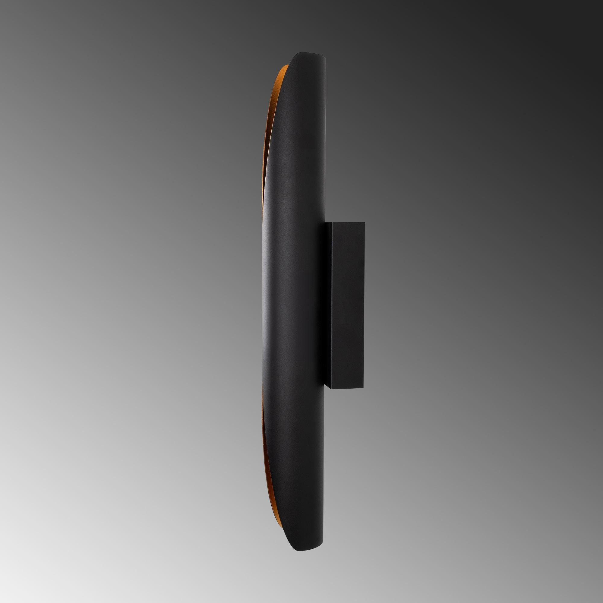 Candeeiro de Parede – 8 x 59 x 12 cm – Preto – Metal