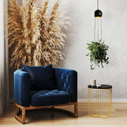 Candeeiro de Teto – 20 x 20 x 148 cm – Verde – Metal