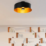 Candeeiro de Teto – 35x35x18 cm – Preto – Metal