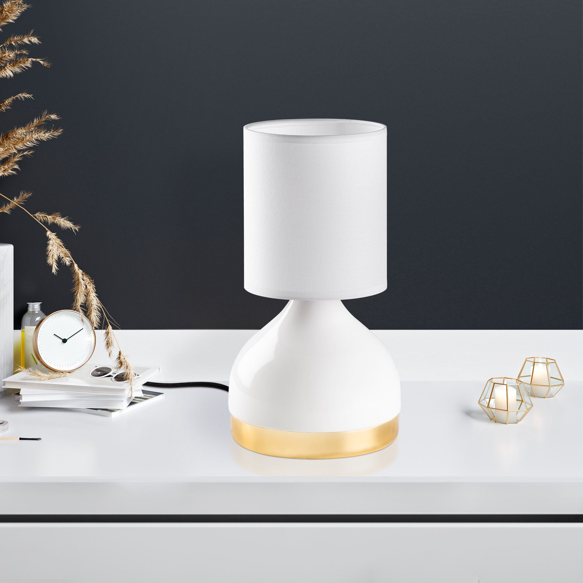 Candeeiro de mesa-Yıldo-Branco