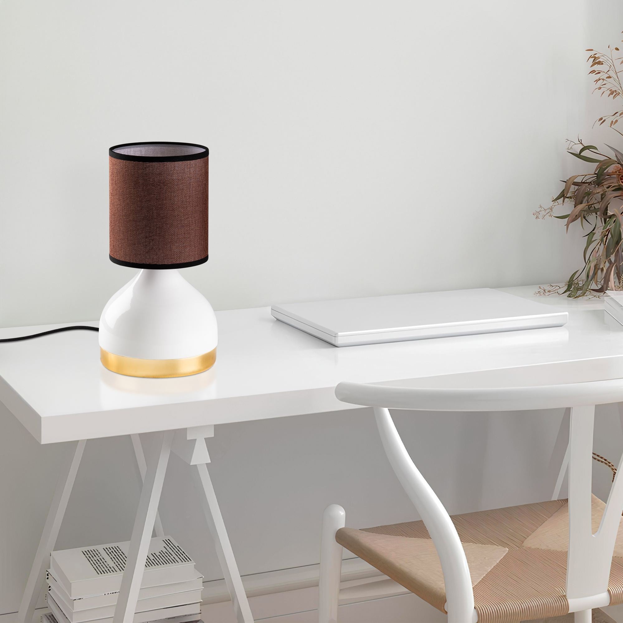 Candeeiro de mesa-Yıldo-Branco
Marrom