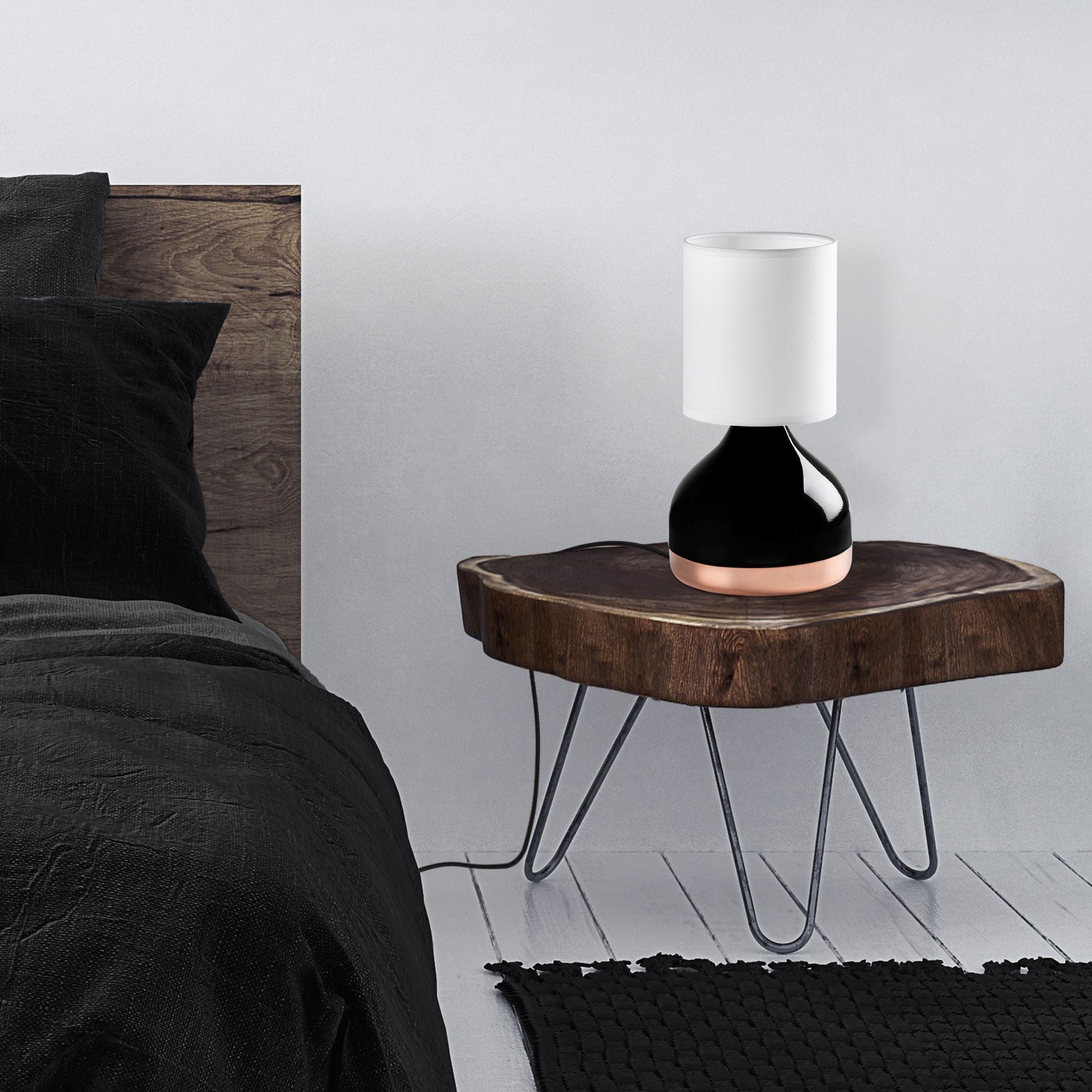 Candeeiro de mesa-Yıldo-Preto
Branco