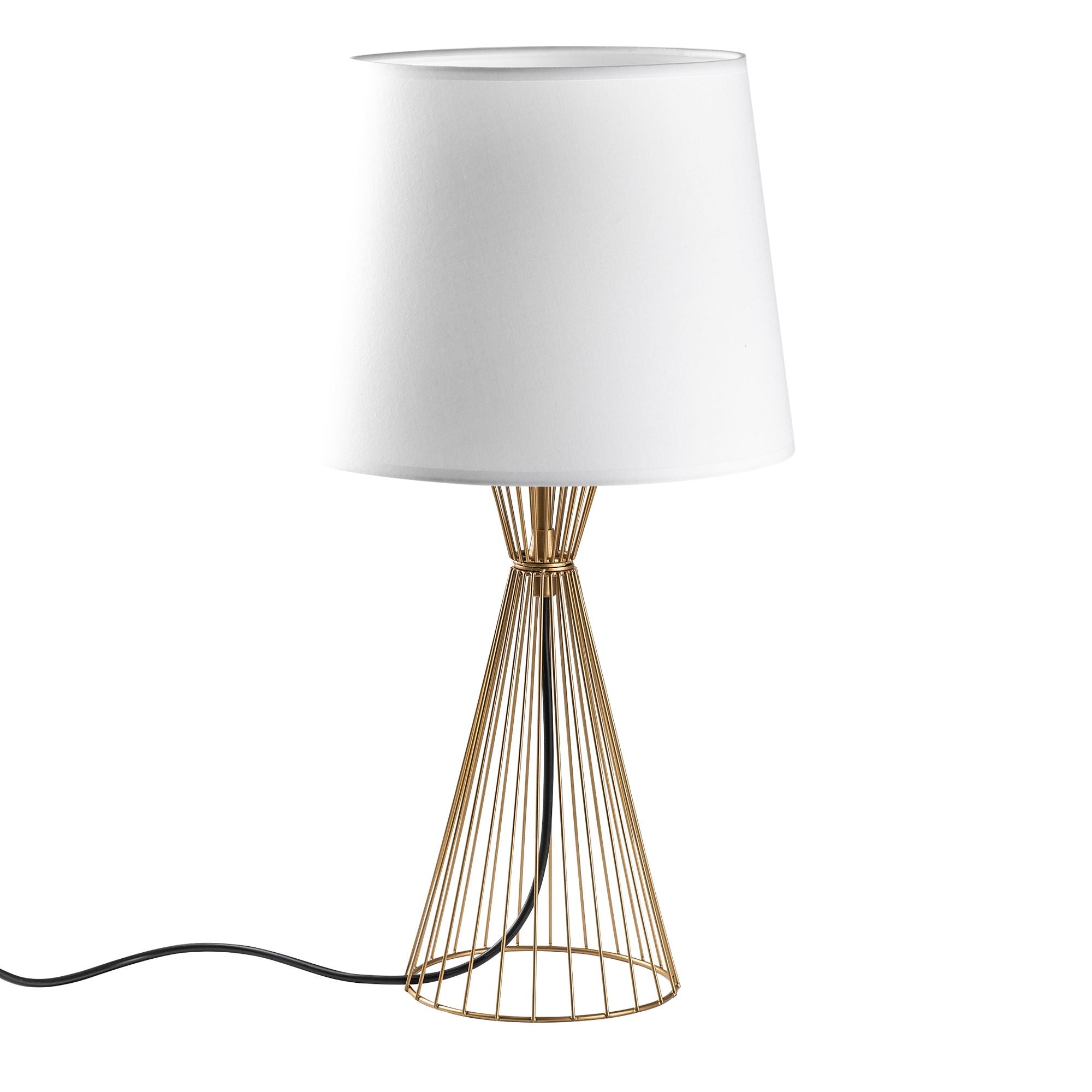 Candeeiro de mesa-Telıs-Dourado
Branco