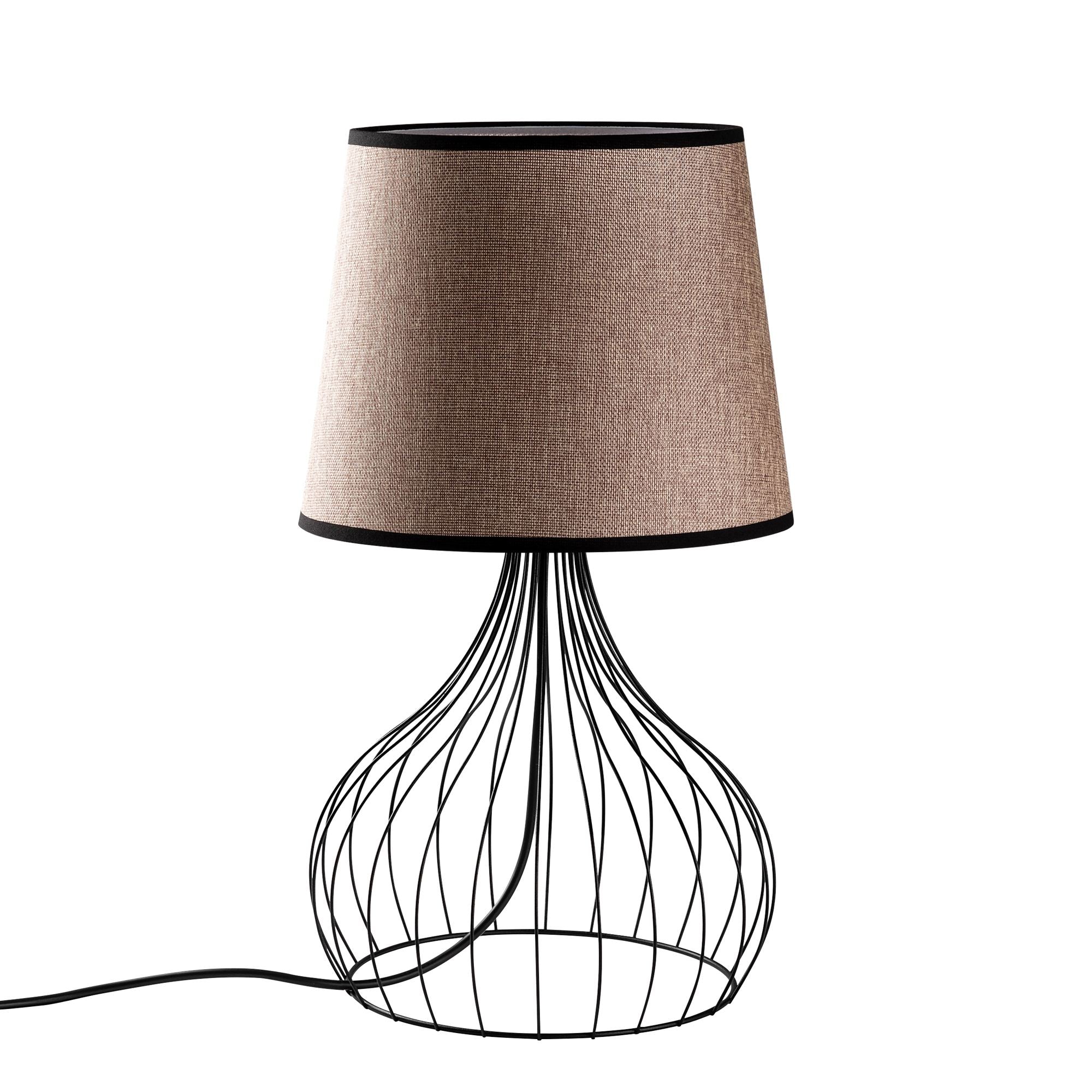 Candeeiro de mesa-Telıs-Preto
Marrom Claro