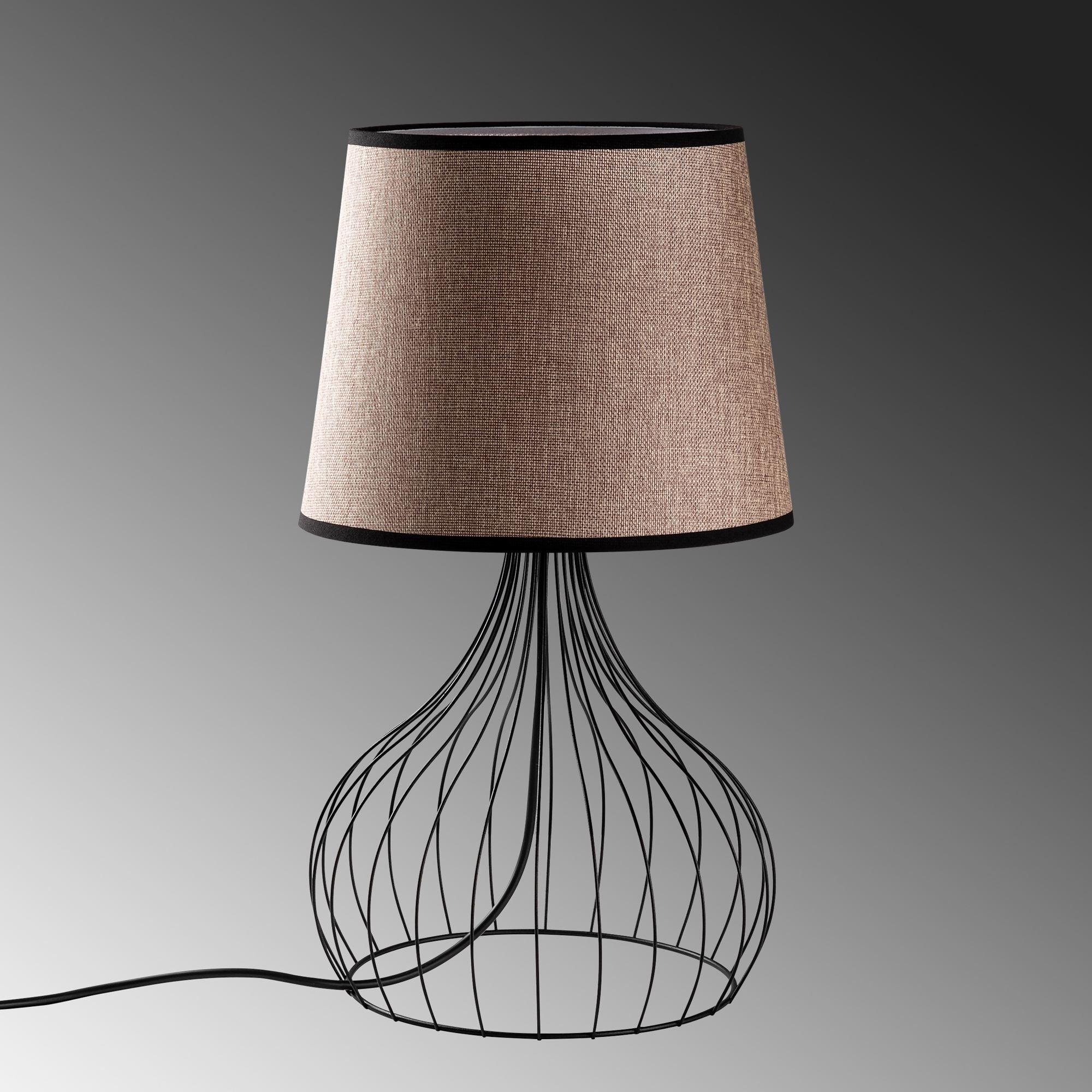 Candeeiro de mesa-Telıs-Preto
Marrom Claro