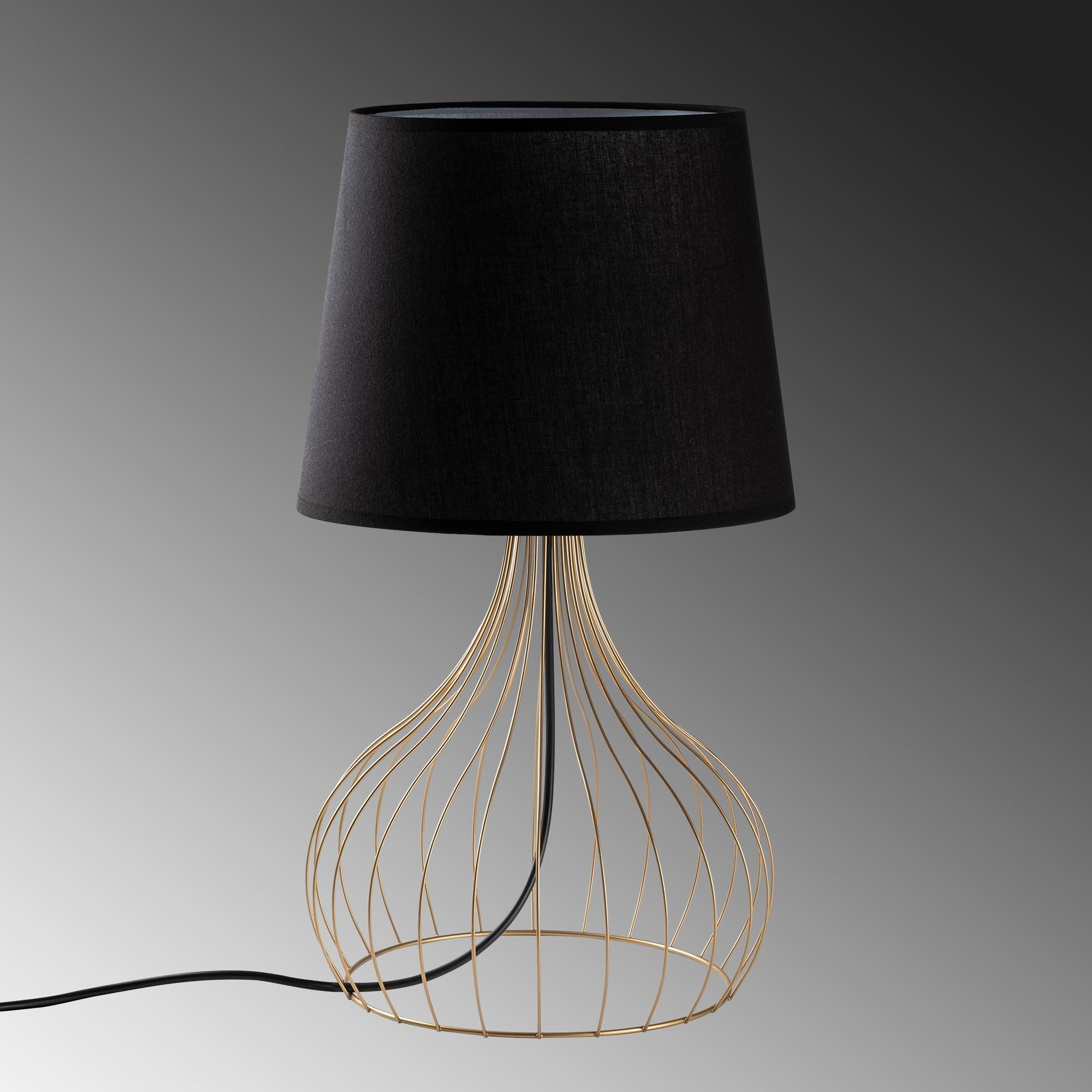 Candeeiro de mesa-Telıs-Dourado
Preto