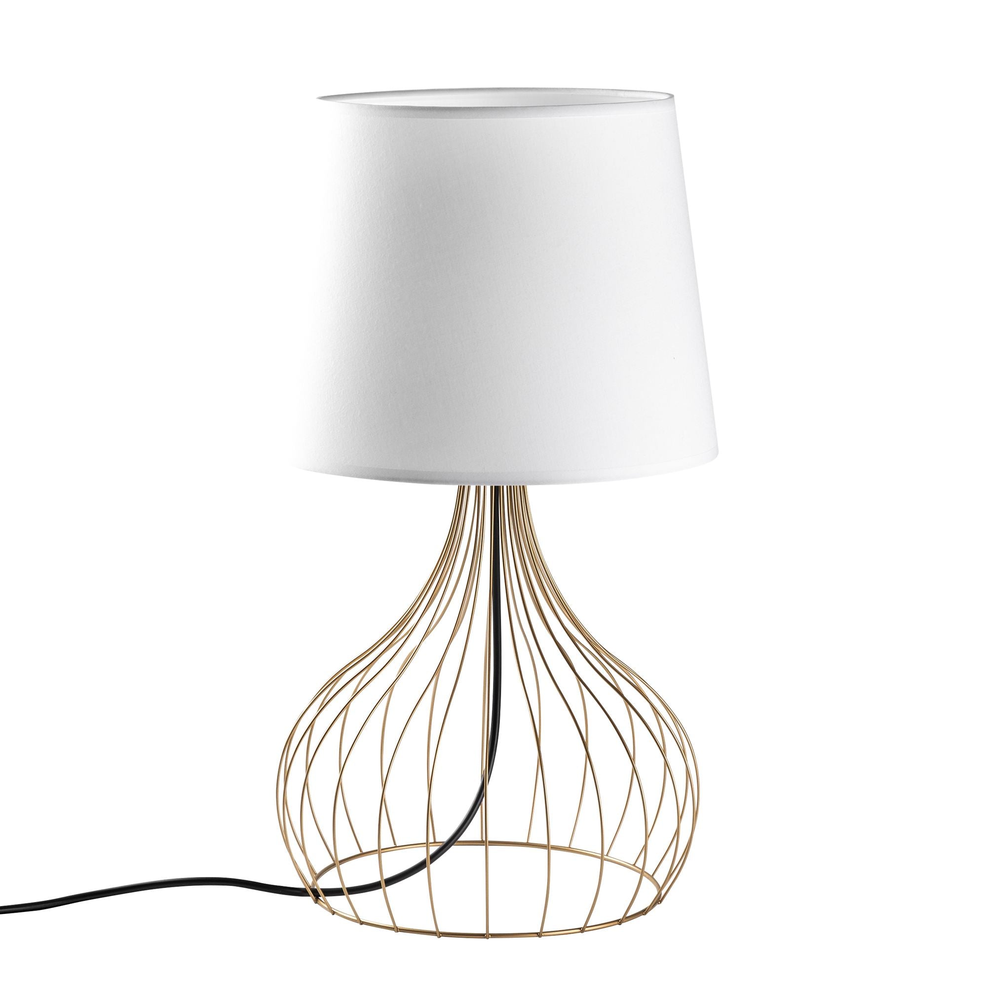 Candeeiro de mesa-Telıs-Dourado
Branco