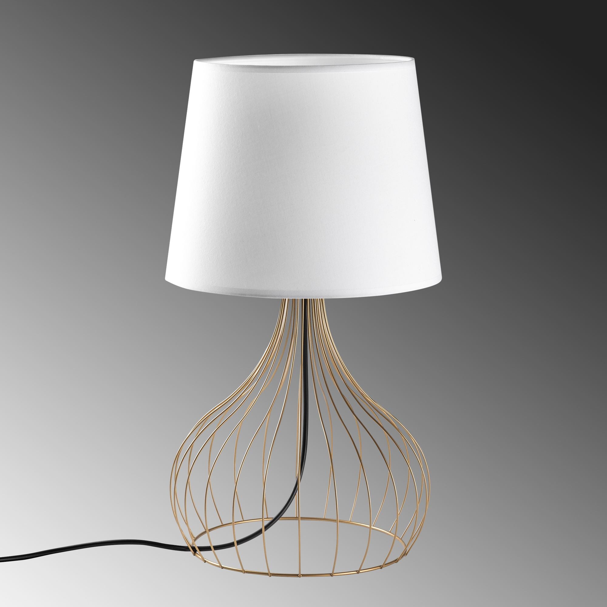 Candeeiro de mesa-Telıs-Dourado
Branco
