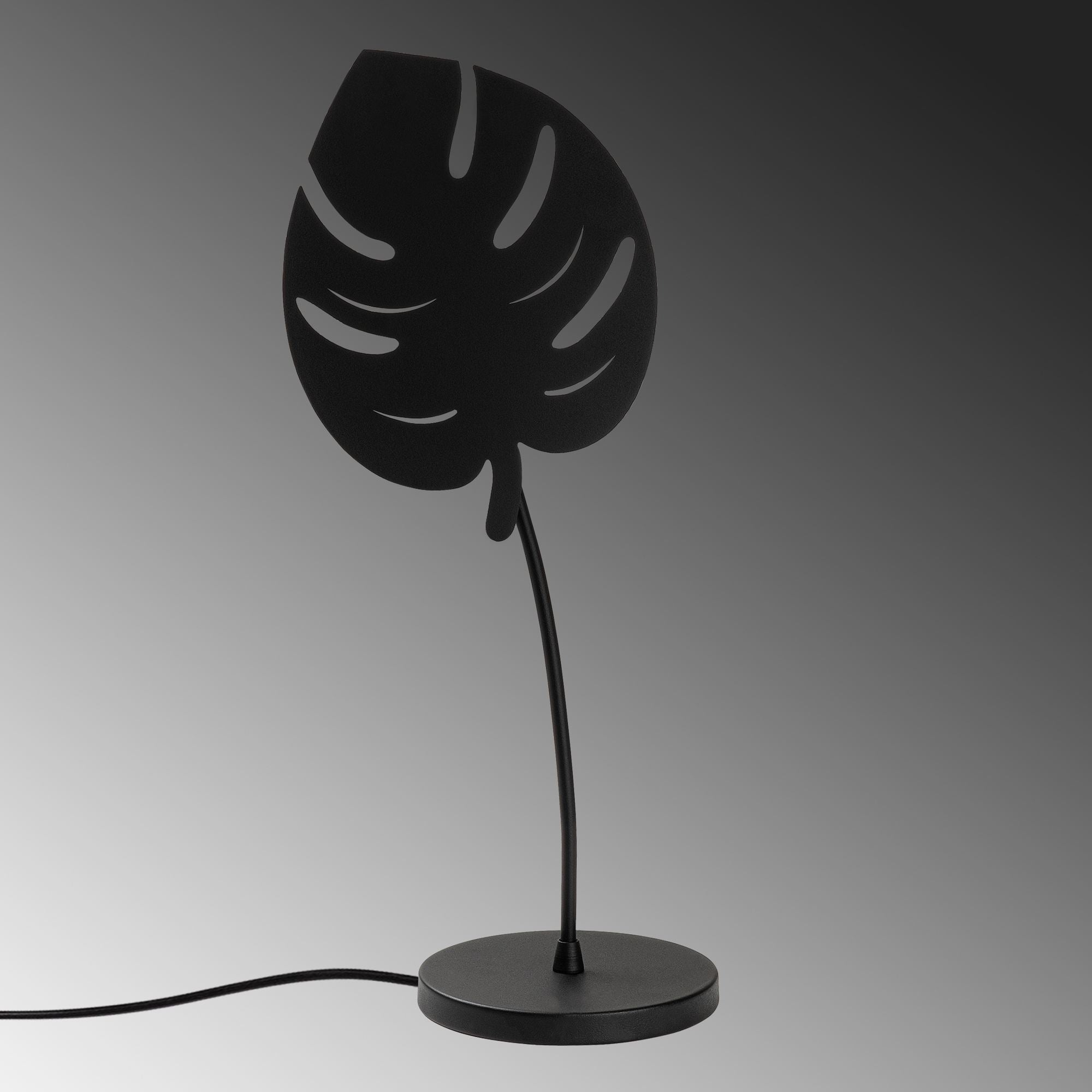 Candeeiro de mesa-Leaf-Preto