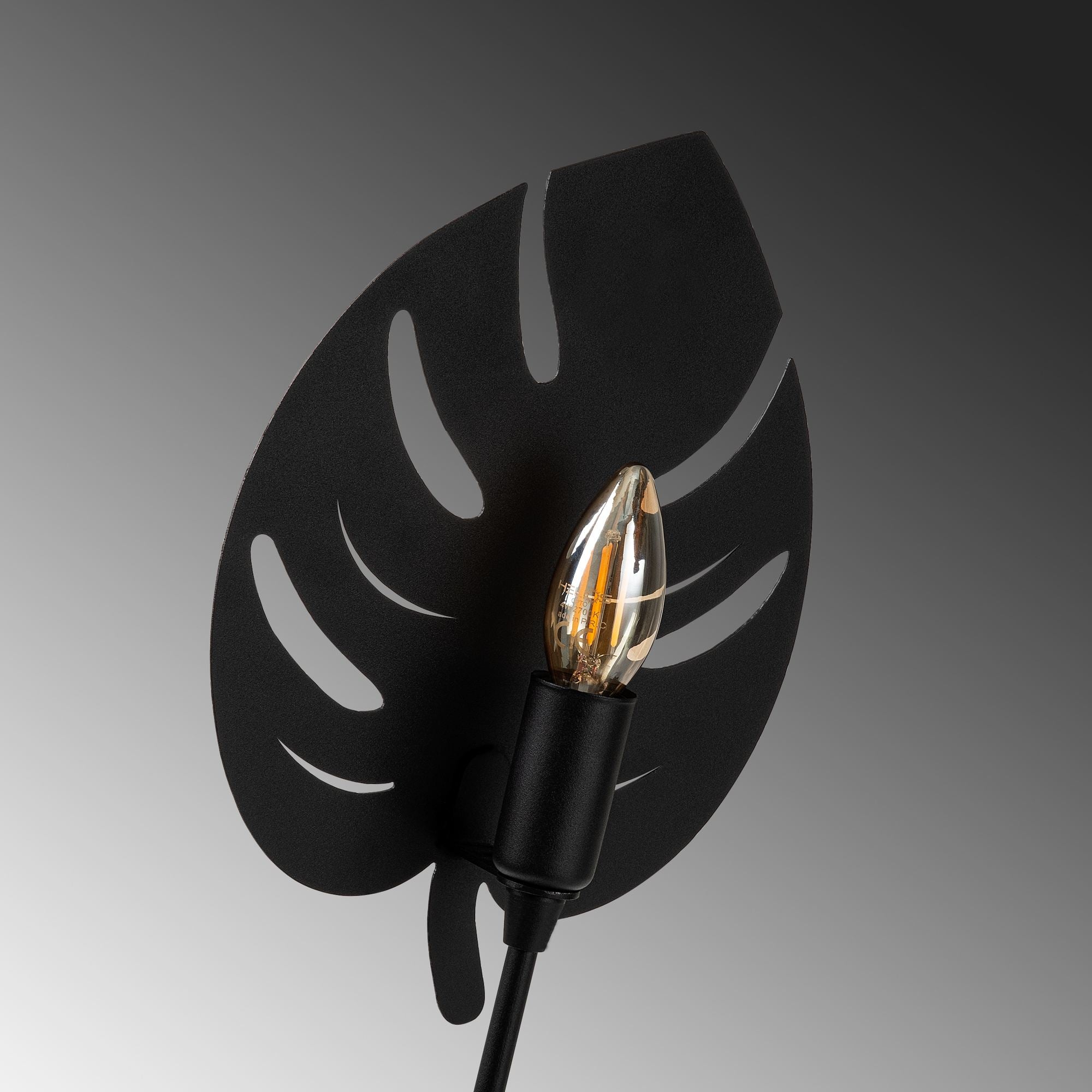 Candeeiro de mesa-Leaf-Preto