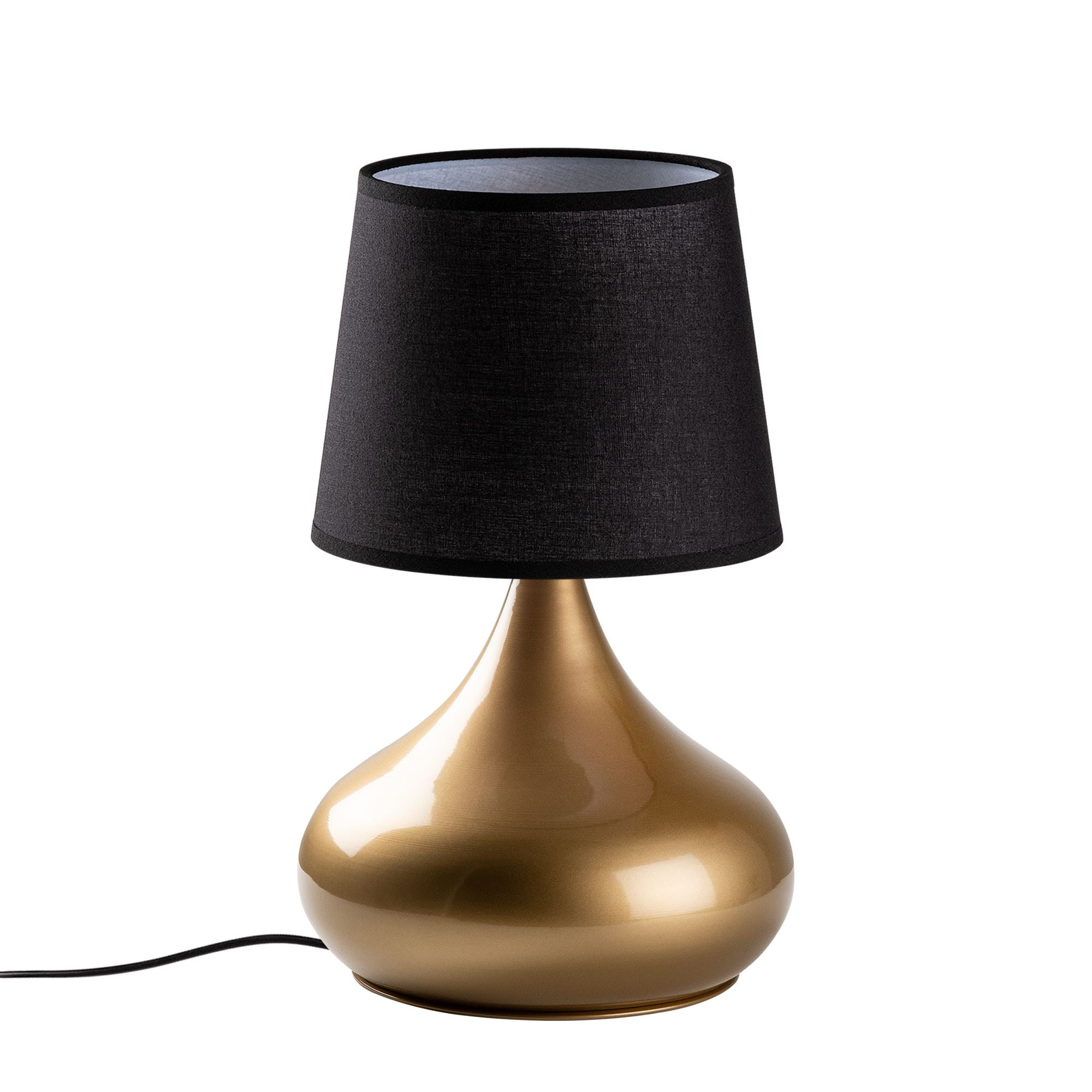 Candeeiro de mesa-Bulbe-Dourado
Preto