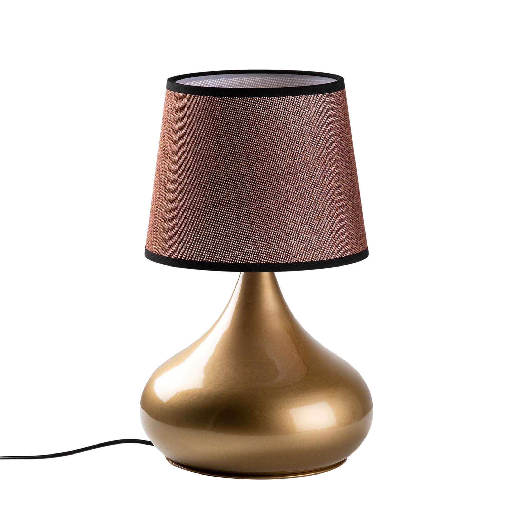 Candeeiro de mesa-Bulbe-Dourado
Marrom