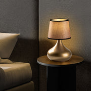 Candeeiro de mesa-Bulbe-Dourado
Bege