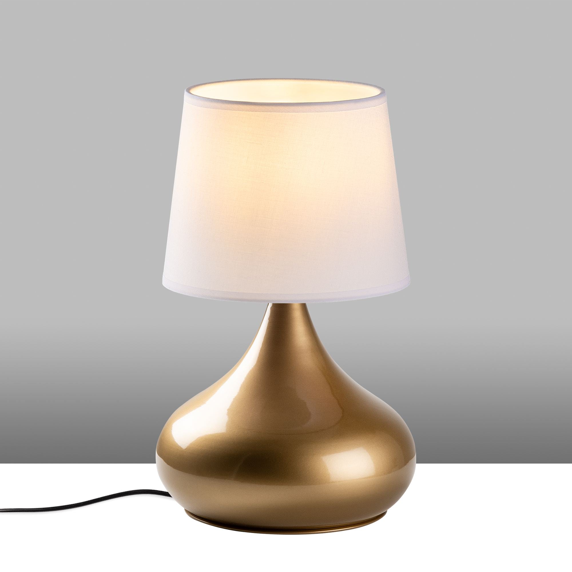 Candeeiro de mesa-Bulbe-Dourado
Branco