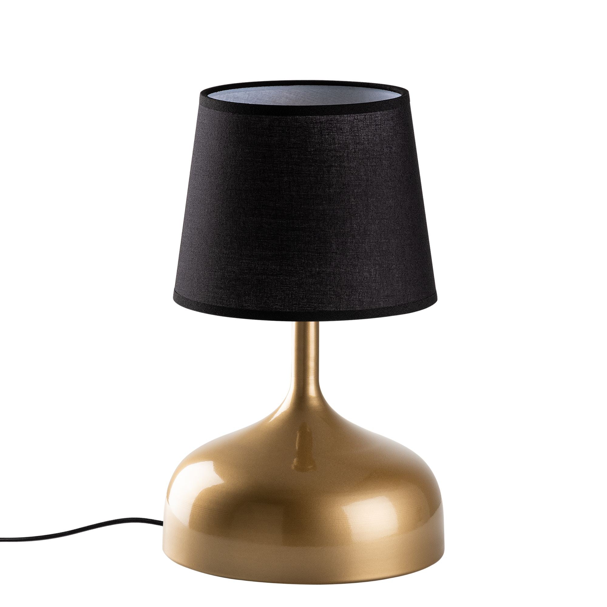 Candeeiro de mesa-Bulbous-Dourado
Preto