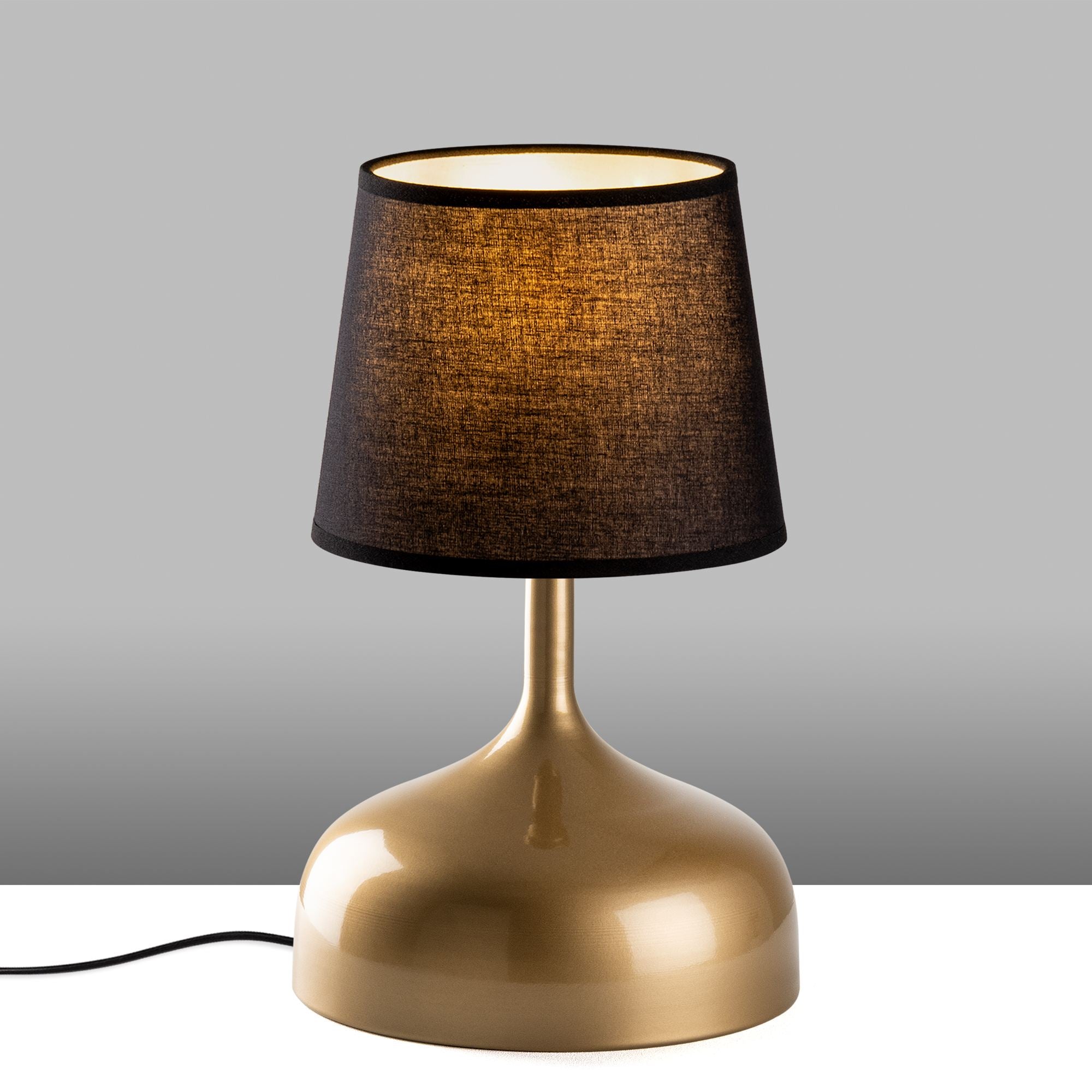 Candeeiro de mesa-Bulbous-Dourado
Preto