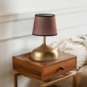 Candeeiro de mesa-Bulbous-Dourado
Marrom