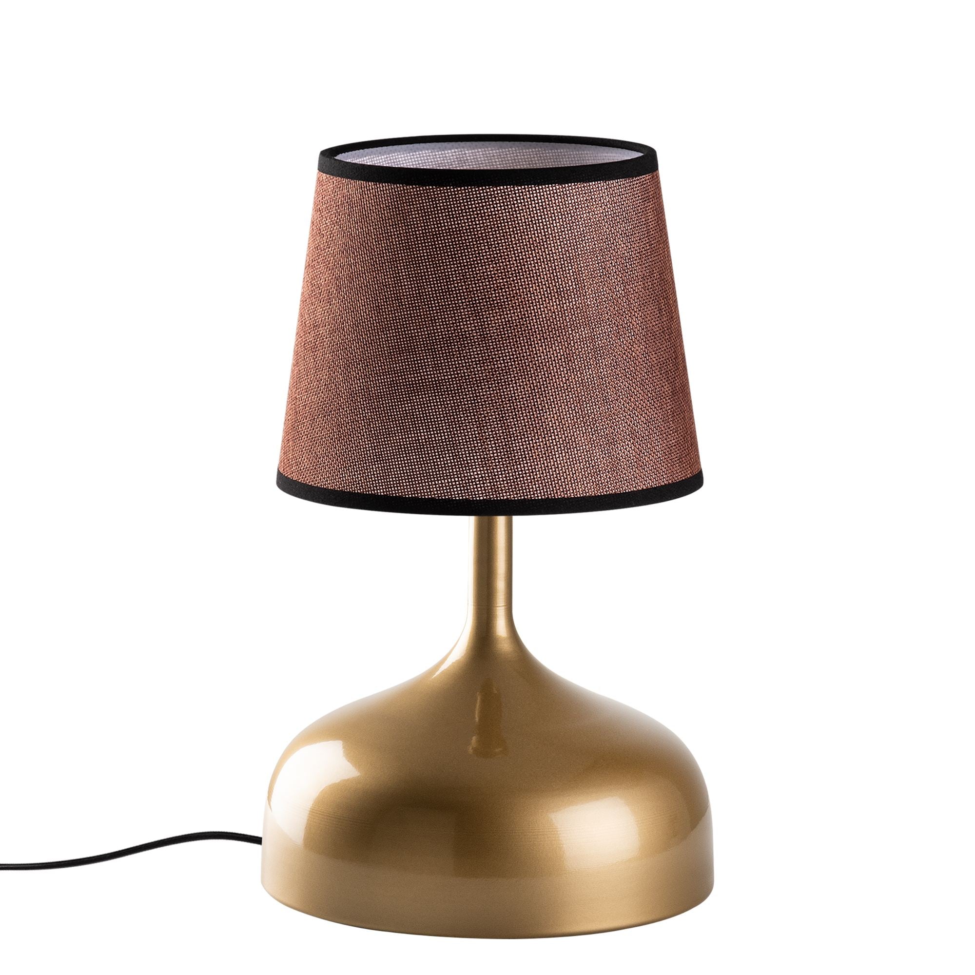 Candeeiro de mesa-Bulbous-Dourado
Marrom