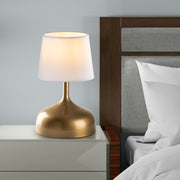 Candeeiro de mesa-Bulbous-Dourado
Branco