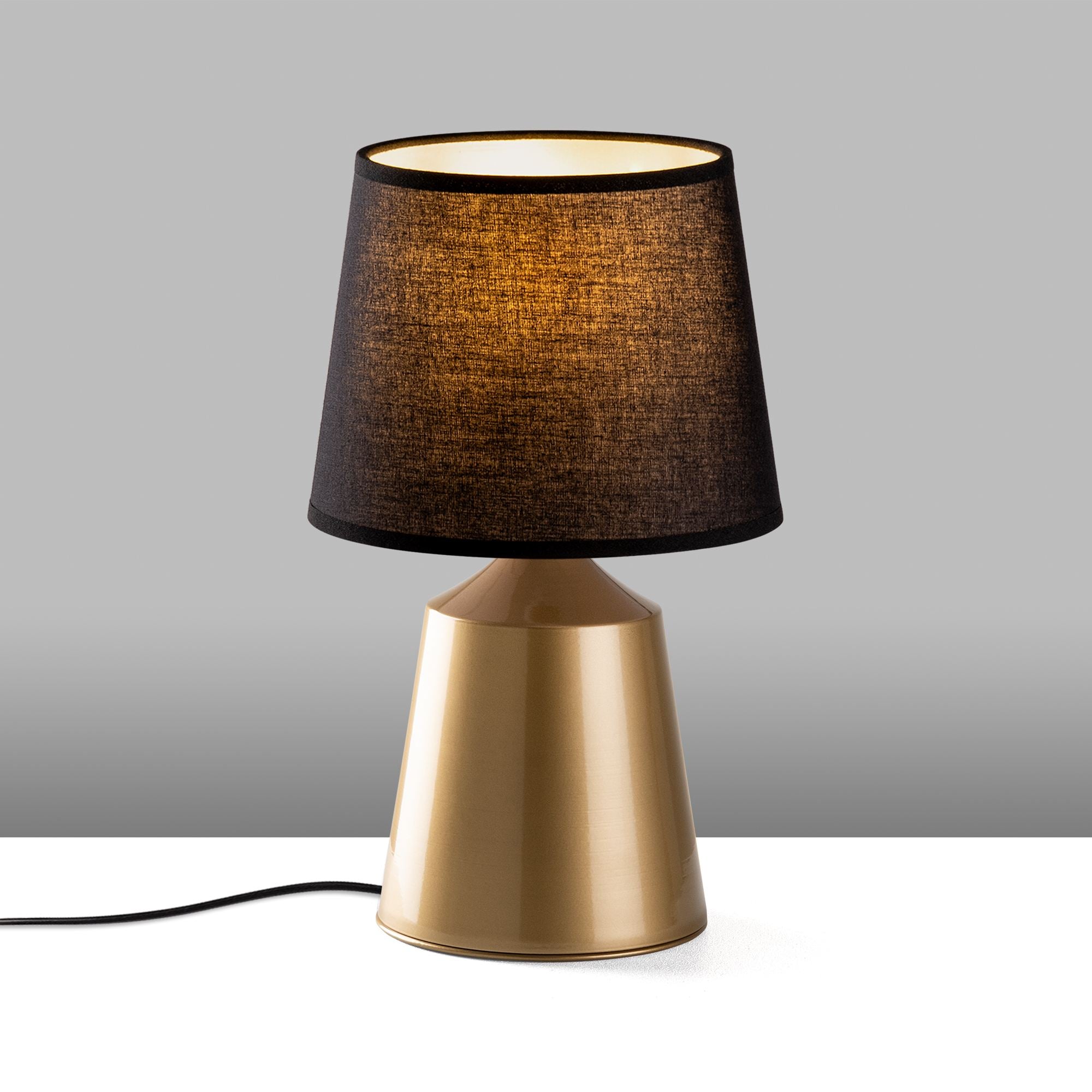 Candeeiro de mesa-Drop-Dourado
Preto
