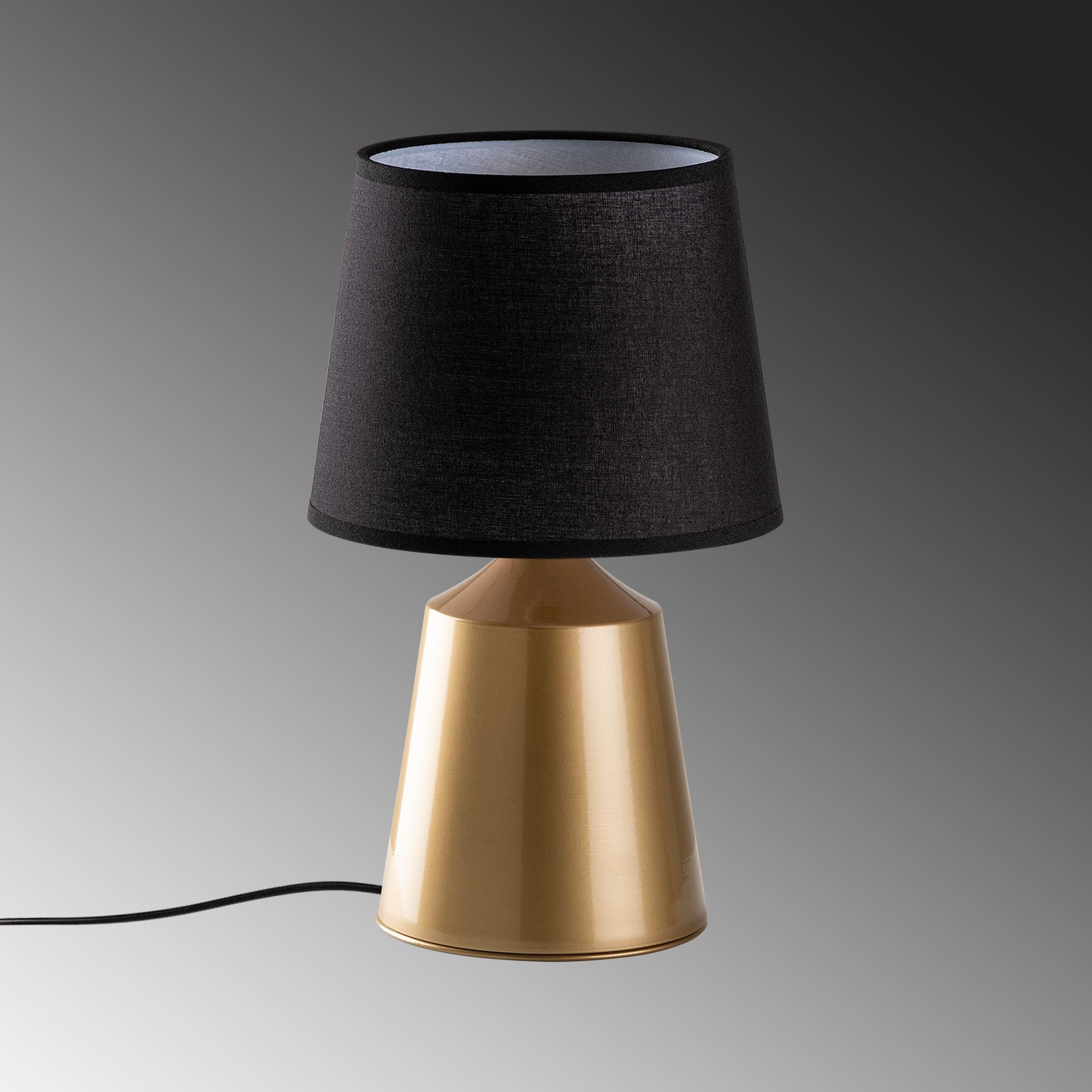Candeeiro de mesa-Drop-Dourado
Preto