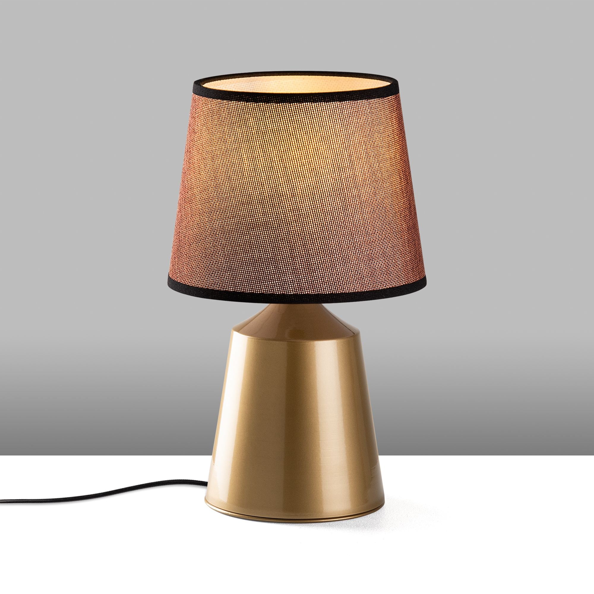 Candeeiro de mesa-Drop-Dourado
Marrom