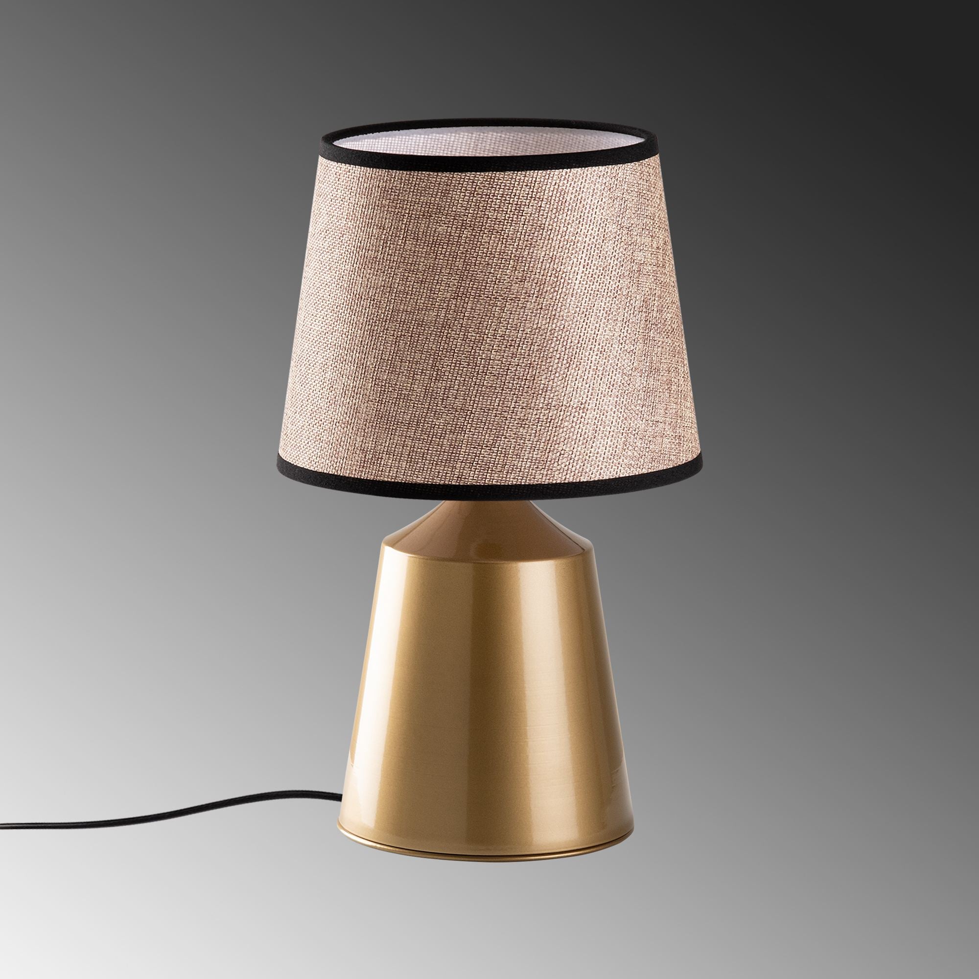 Candeeiro de mesa-Drop-Dourado
Bege