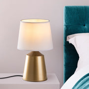 Candeeiro de mesa-Drop-Dourado
Branco