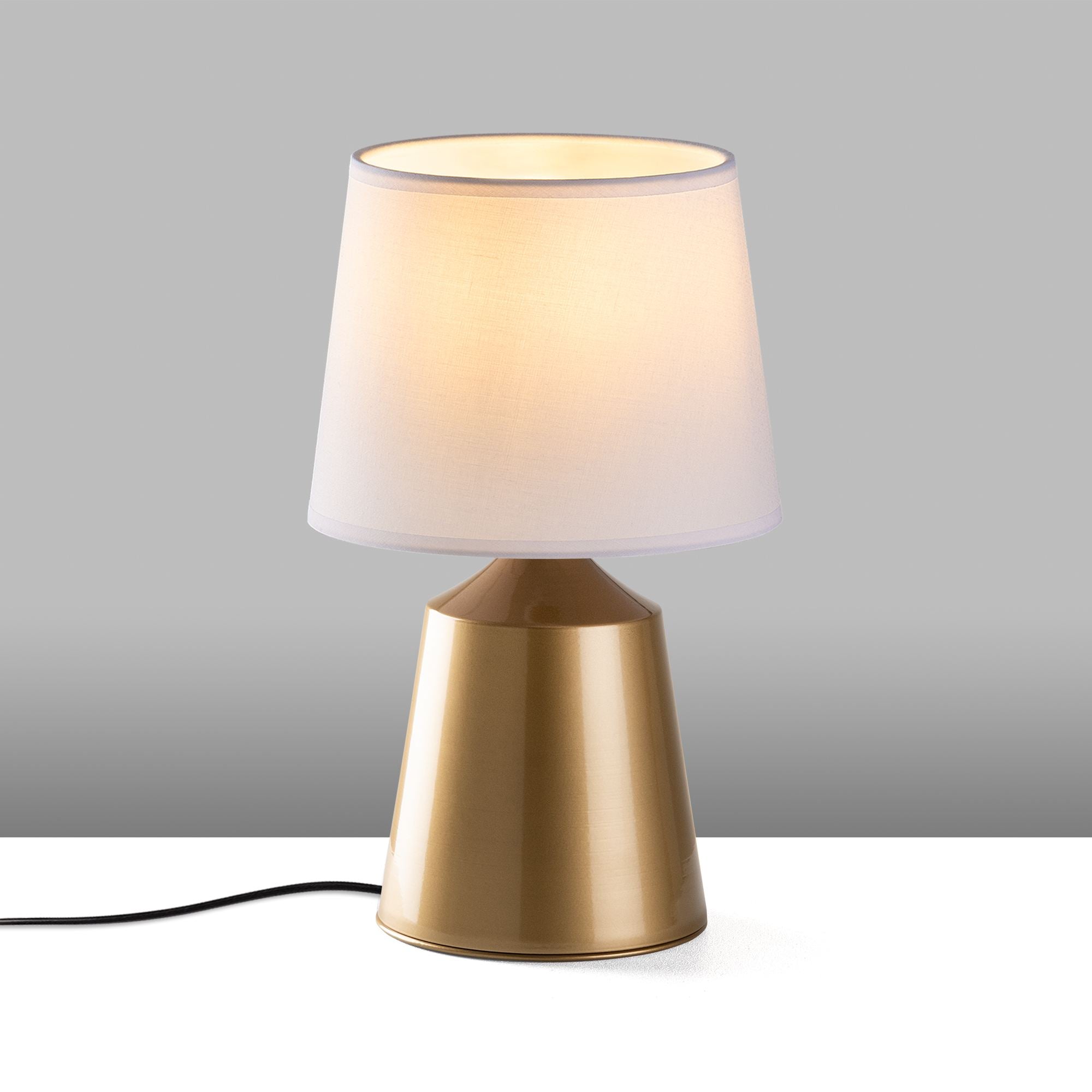 Candeeiro de mesa-Drop-Dourado
Branco
