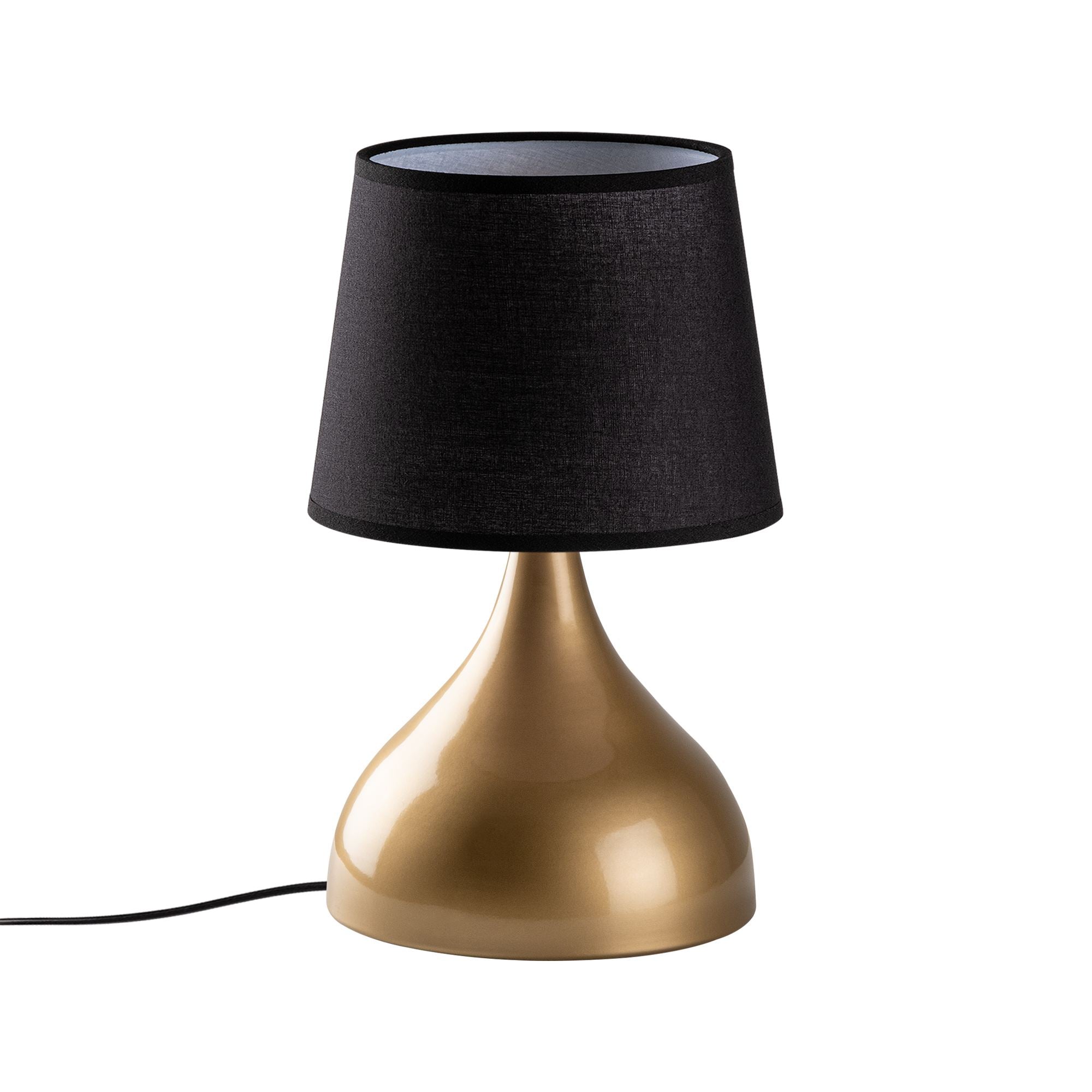 Candeeiro de mesa-Gota-Dourado
Preto