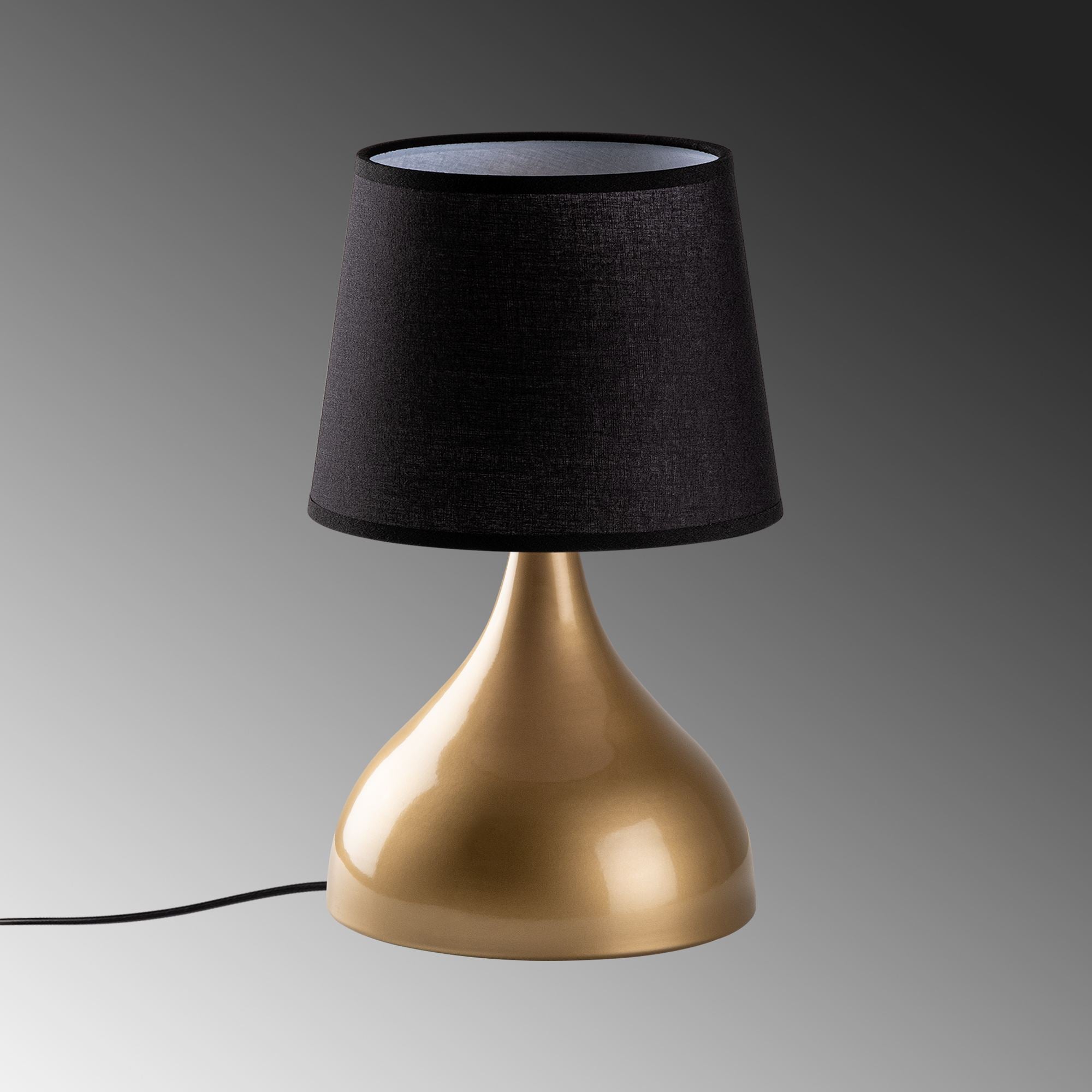 Candeeiro de mesa-Gota-Dourado
Preto