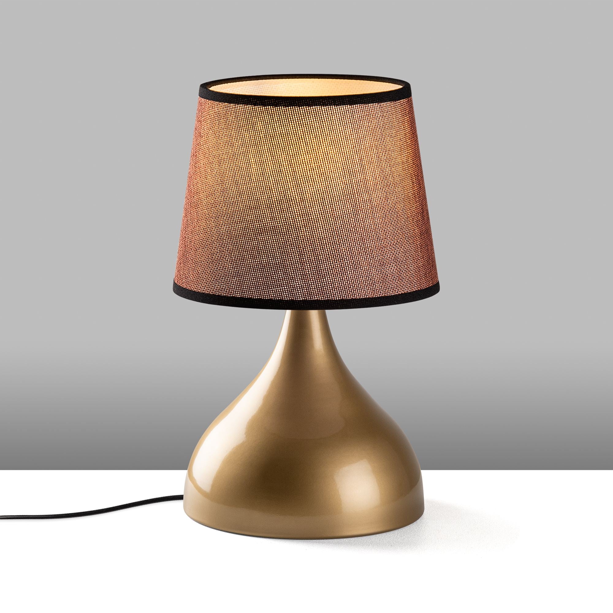 Candeeiro de mesa-Gota-Dourado
Marrom