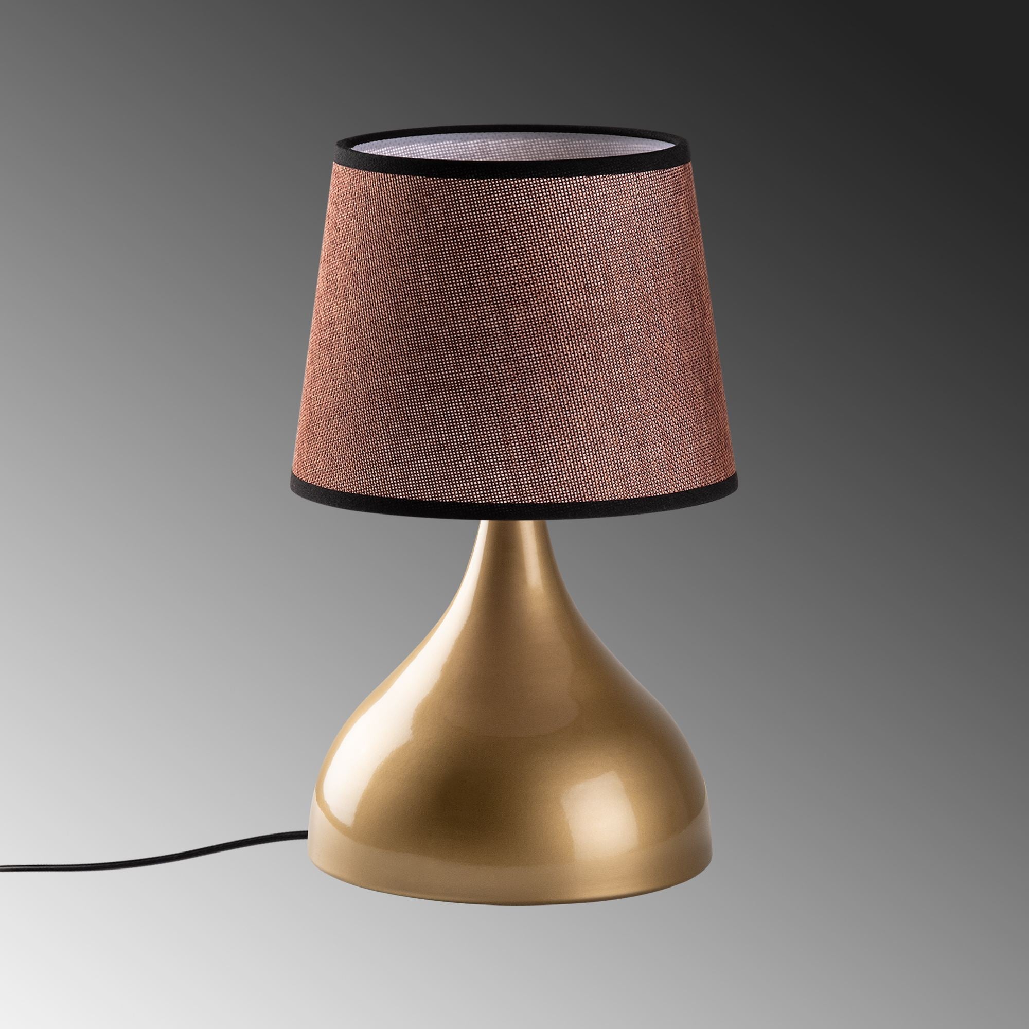Candeeiro de mesa-Gota-Dourado
Marrom