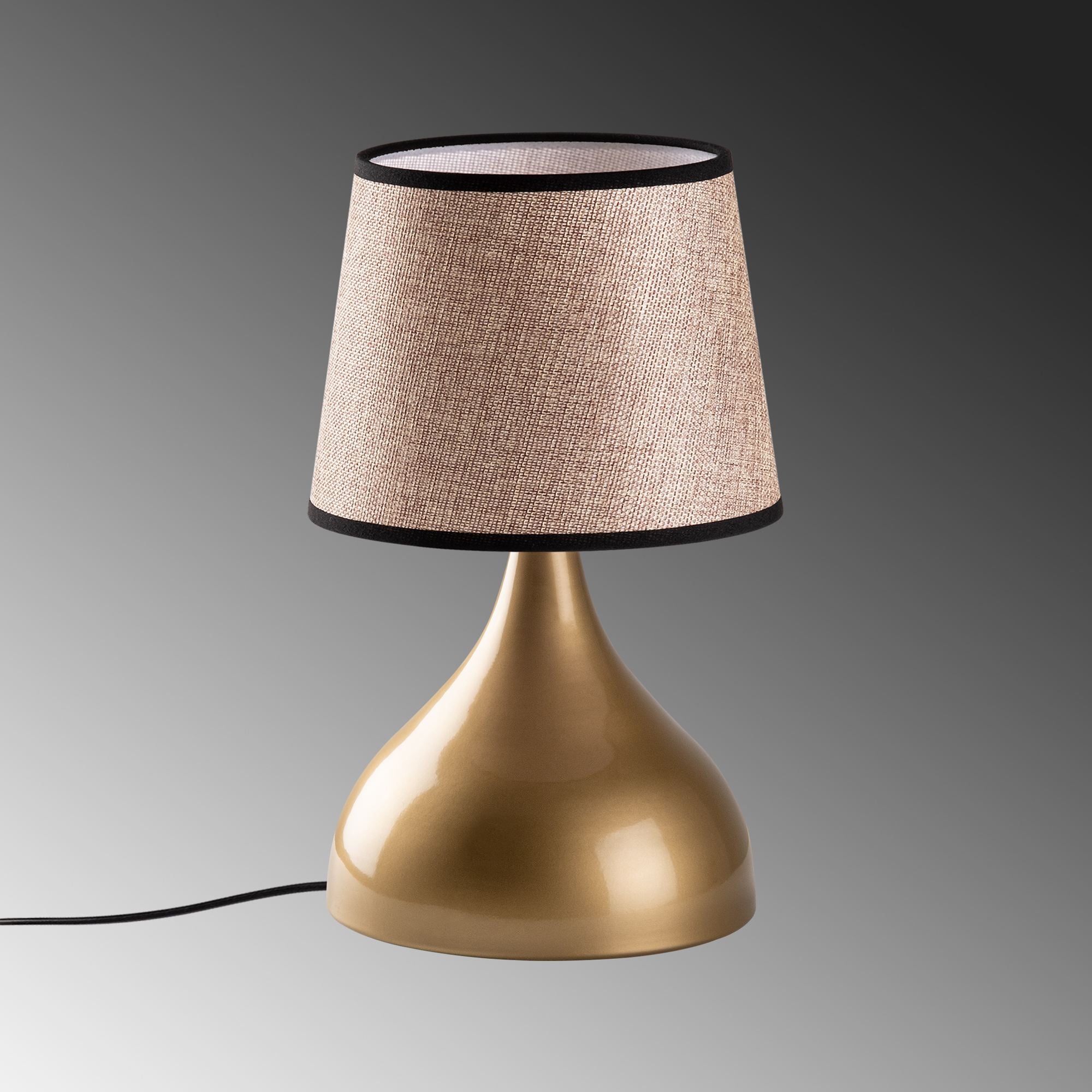 Candeeiro de mesa-Gota-Dourado
Bege