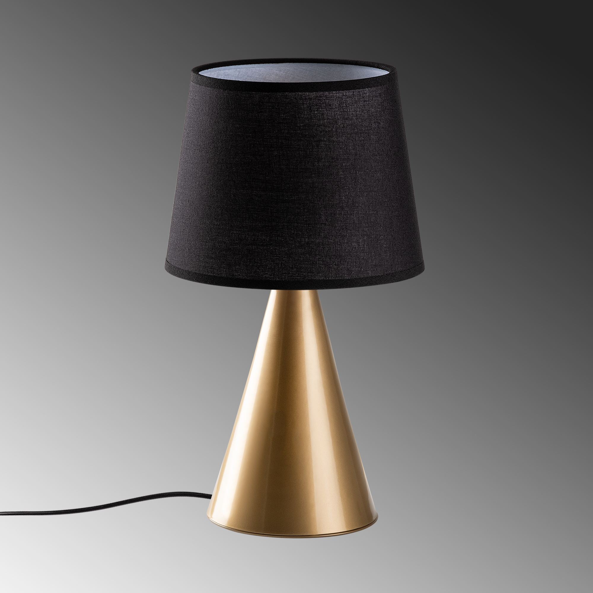 Candeeiro de mesa-Kona-Dourado
Preto